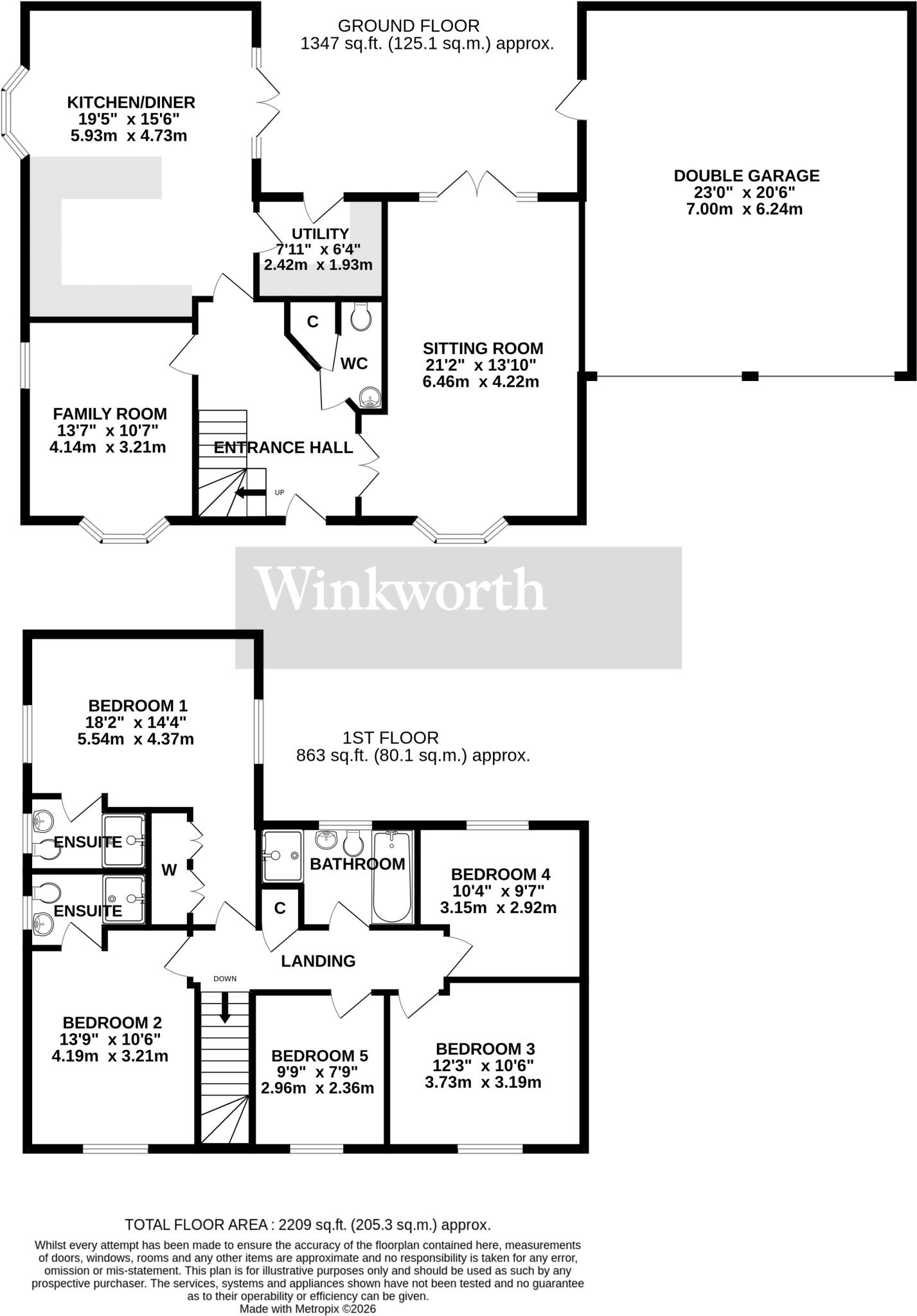 Brickle Wood Avenue, Poringland, Norwich, Norfolk, NR14 floorplan
