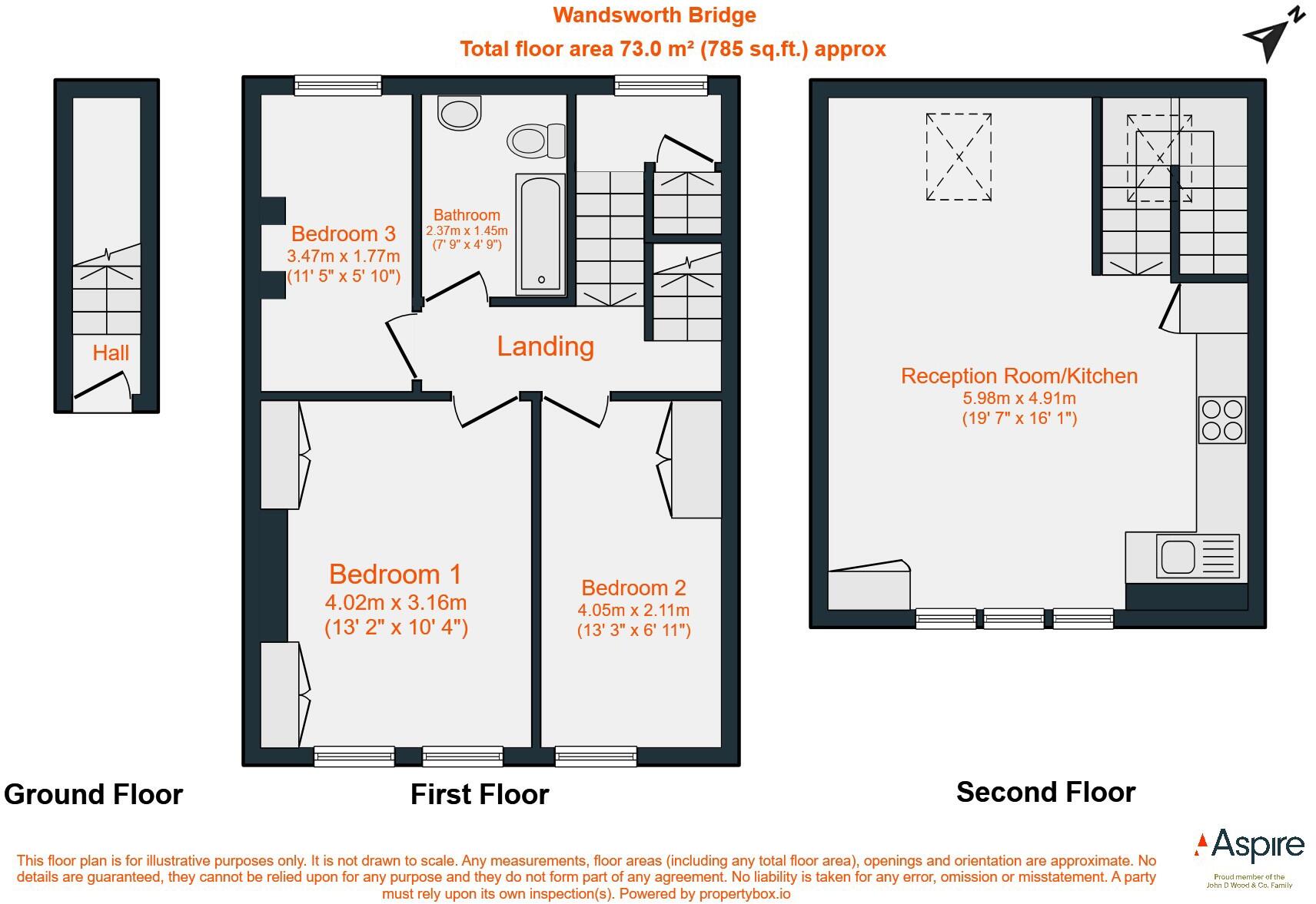 Wandsworth Bridge Road, London, SW6 floorplan