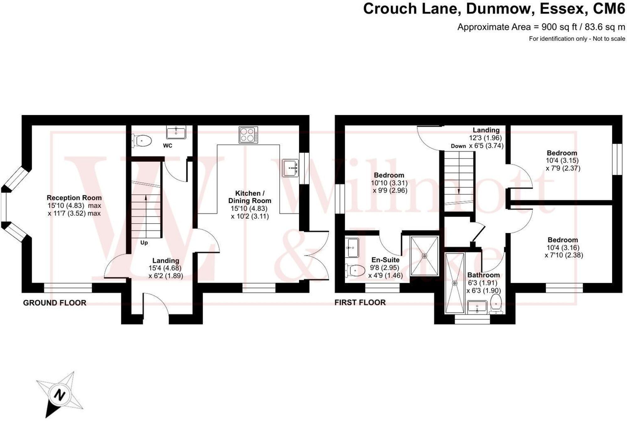 Crouch Lane, Dunmow, CM6 floorplan