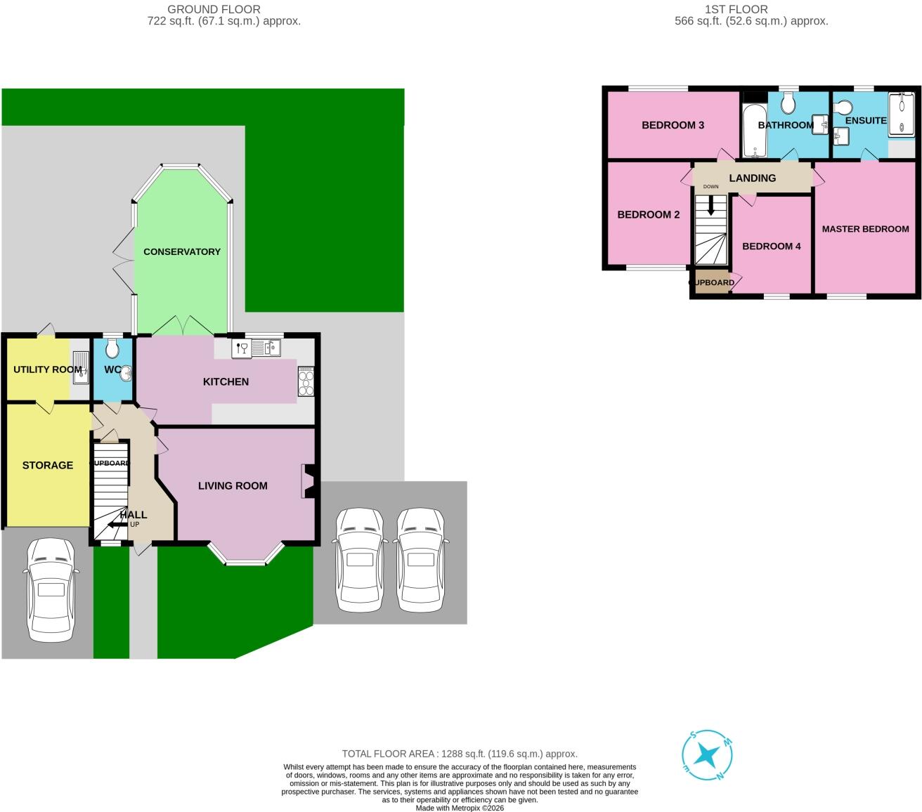 Adcock Close, Corby Glen, Lincs floorplan