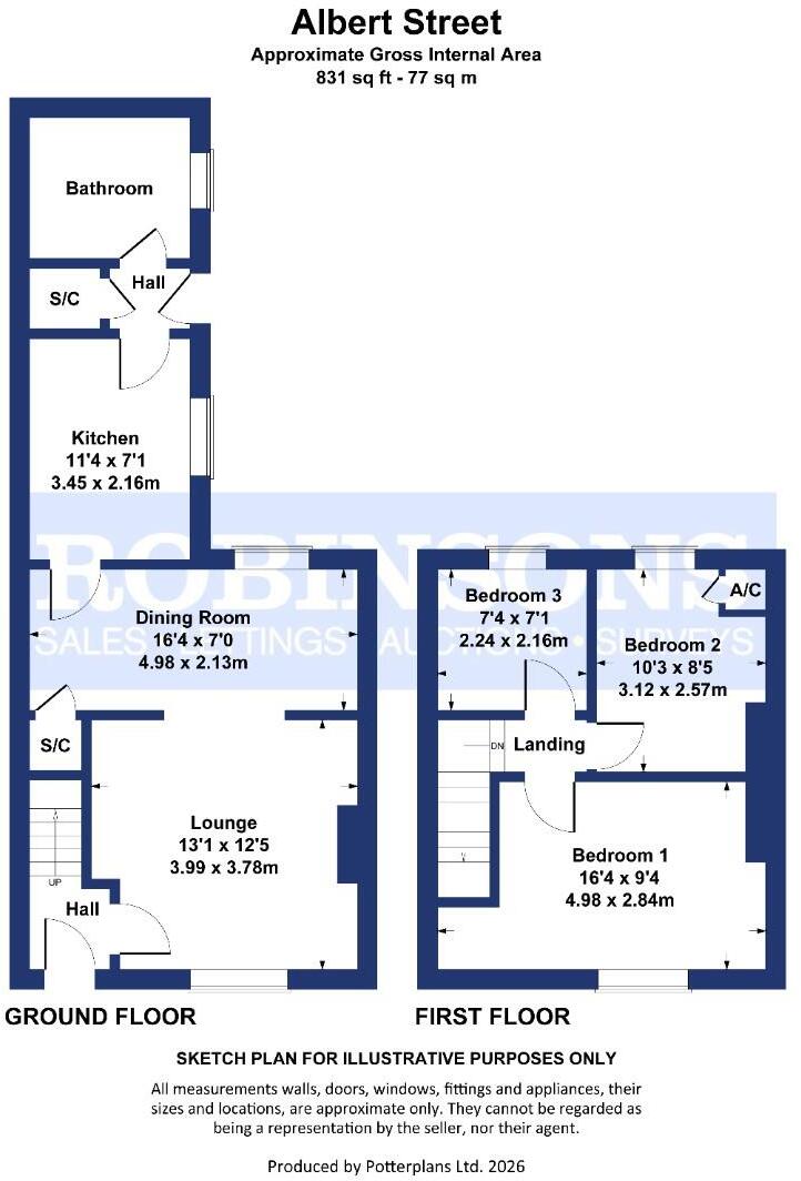 Albert Street, Chilton, Ferryhill floorplan