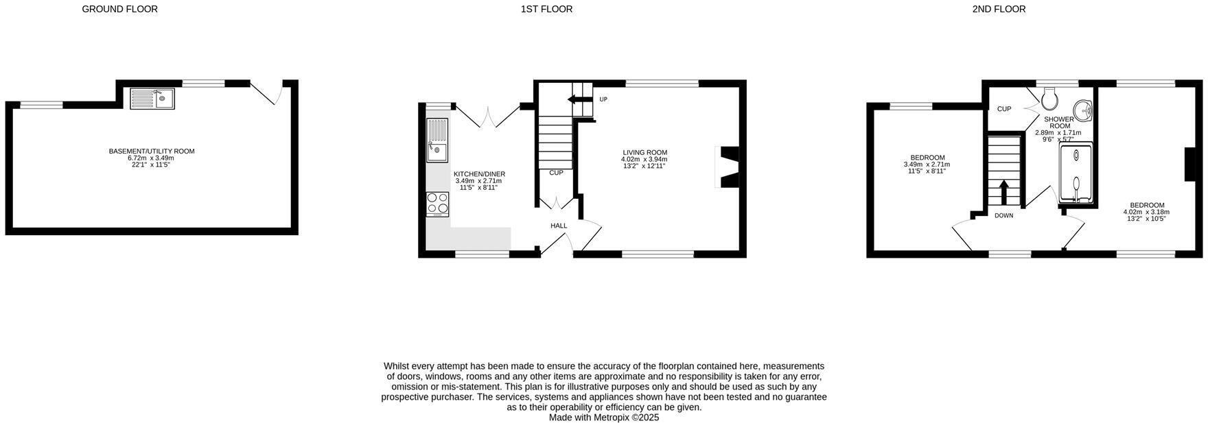 Cottage with Flexible Cellar, Porthleven floorplan