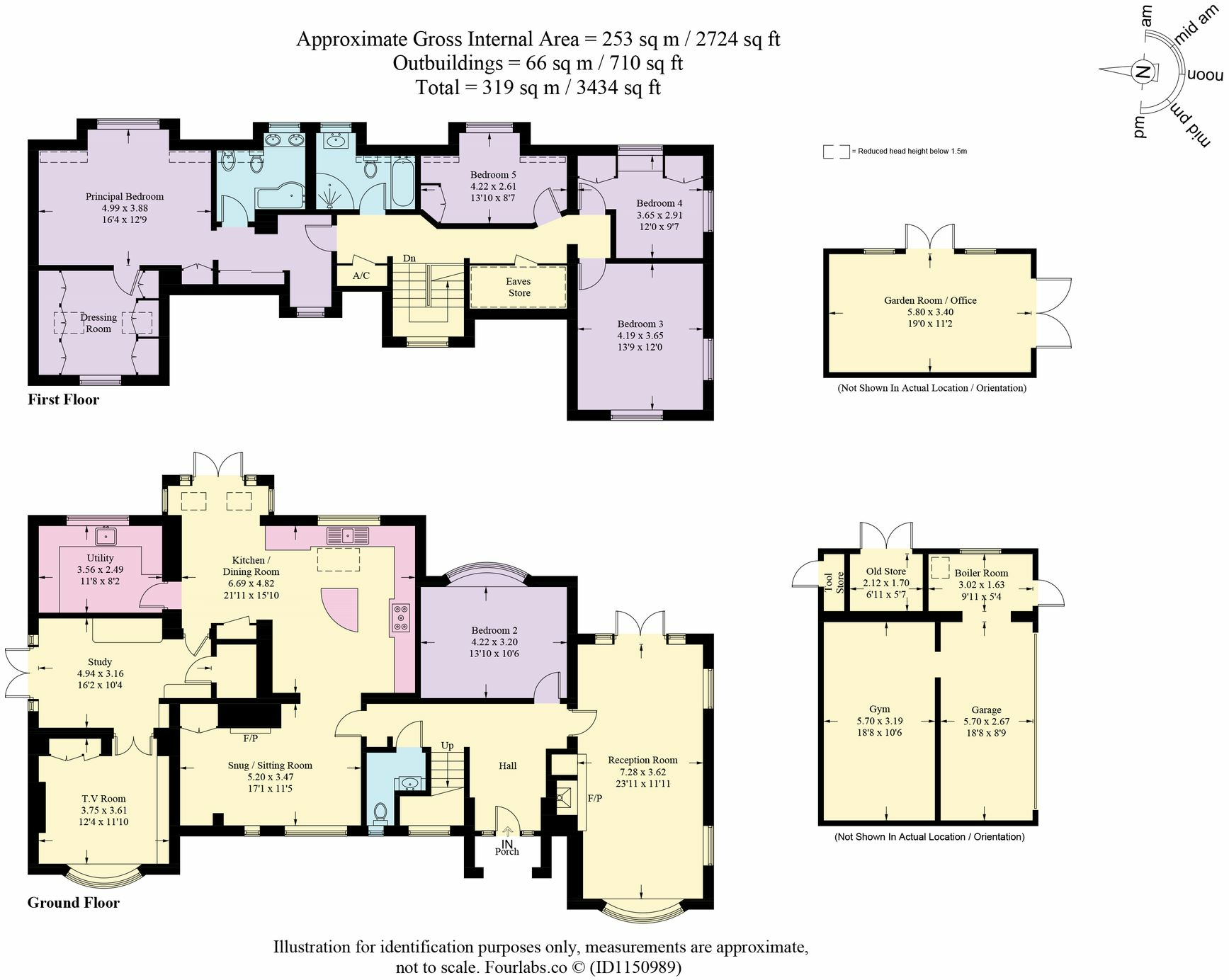 Meadow Lane, Rossett, LL12 floorplan