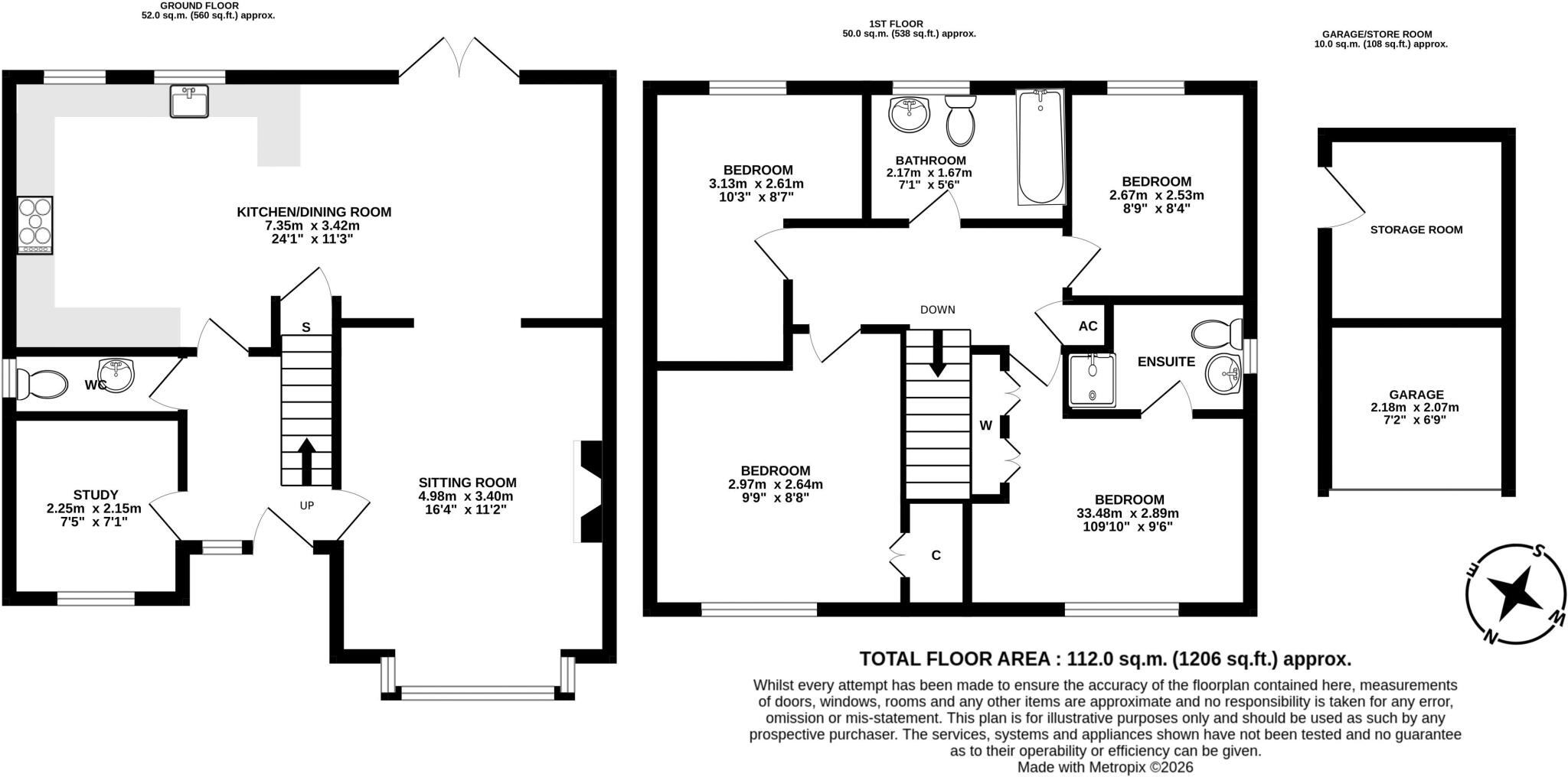 The Mallards, Tisbury floorplan