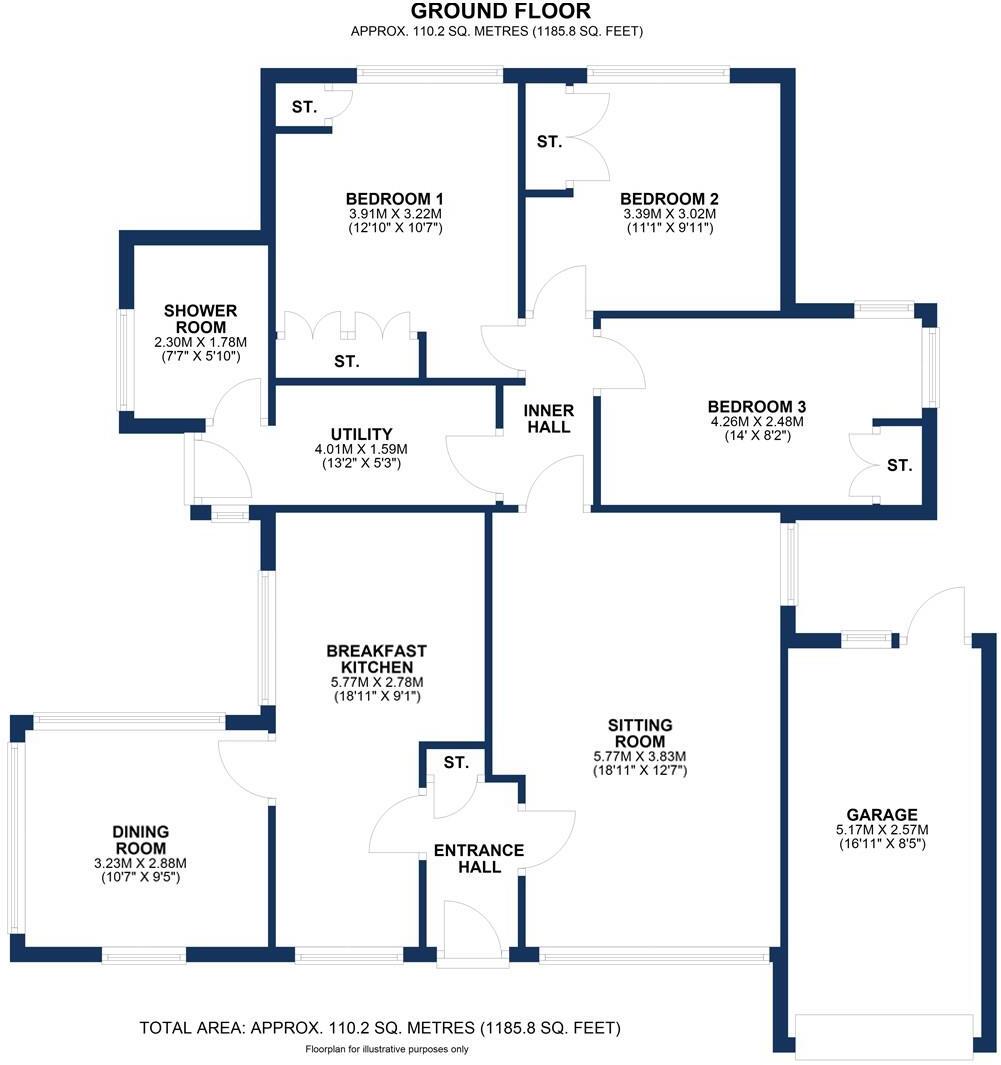 Finchale Drive, Hale floorplan