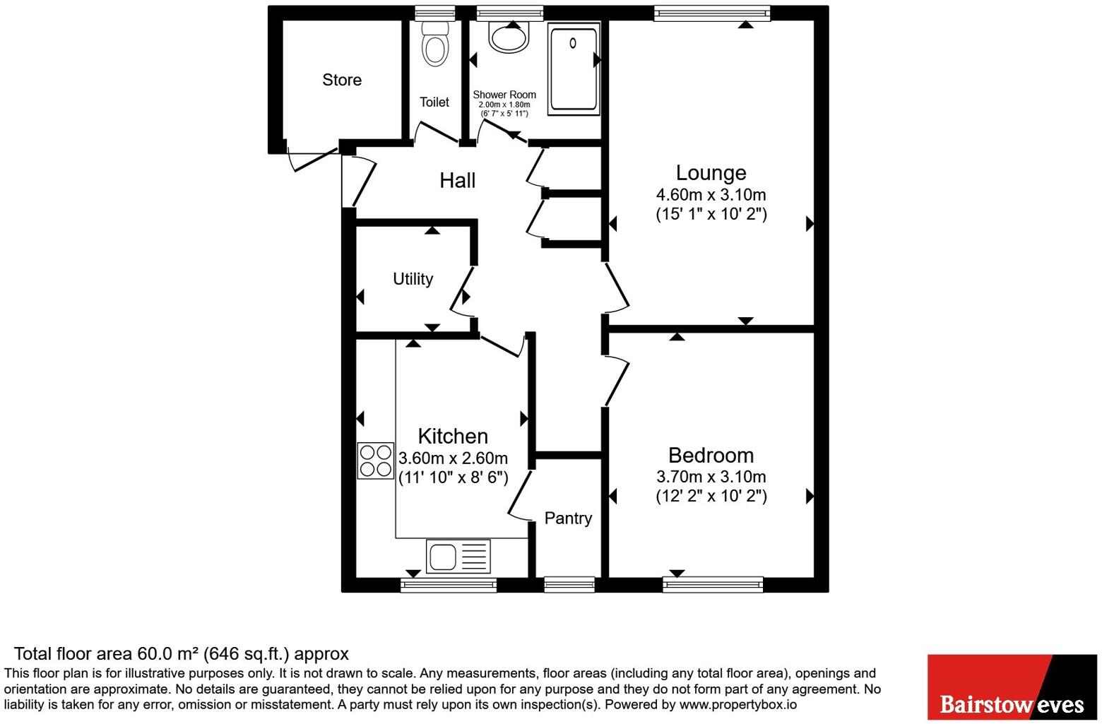 Freemans Terrace, Carlton, Nottingham, Nottinghamshire, NG4 floorplan