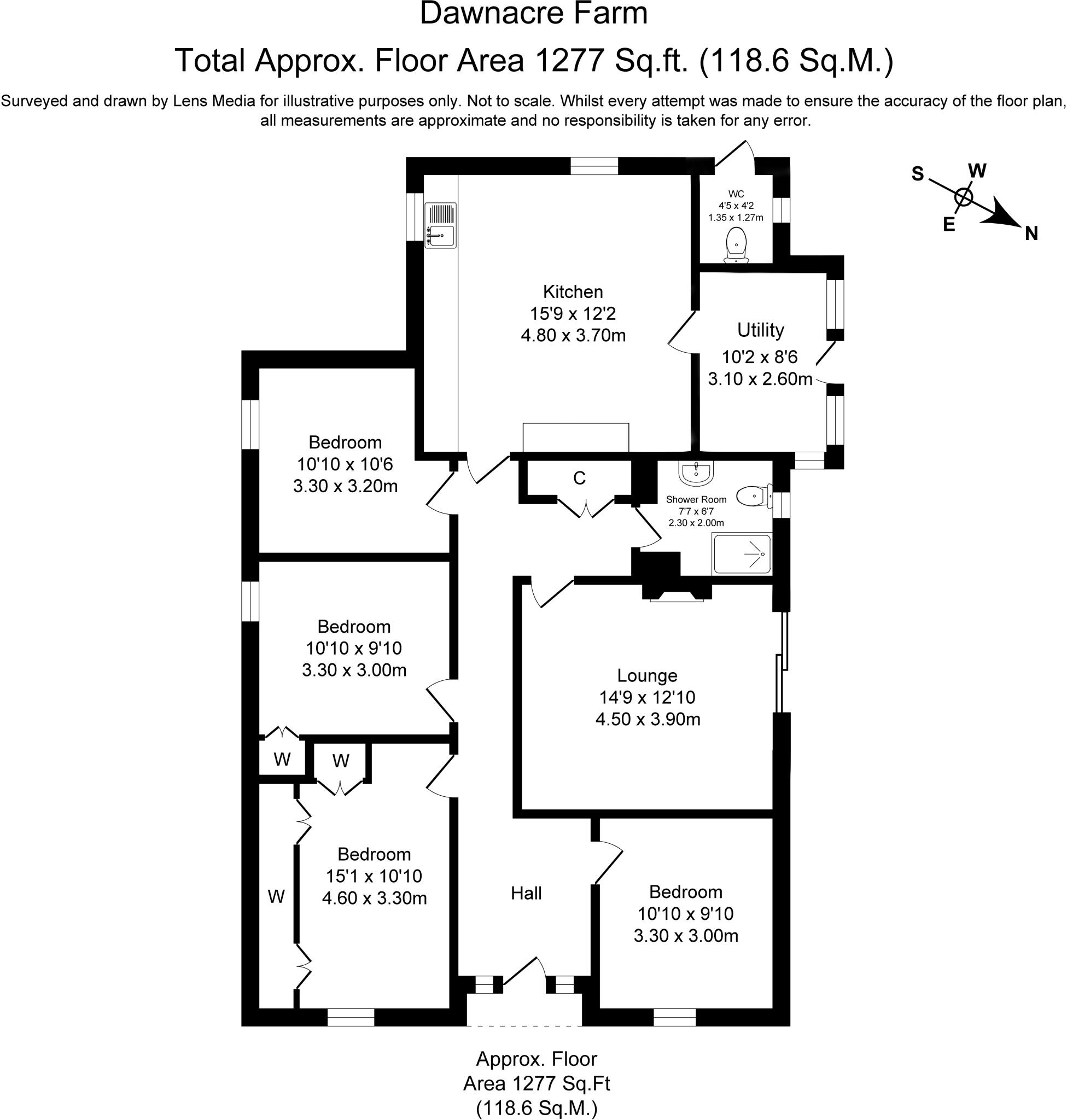 Dawnacre, Ferry Road, Eastham, Wirral floorplan