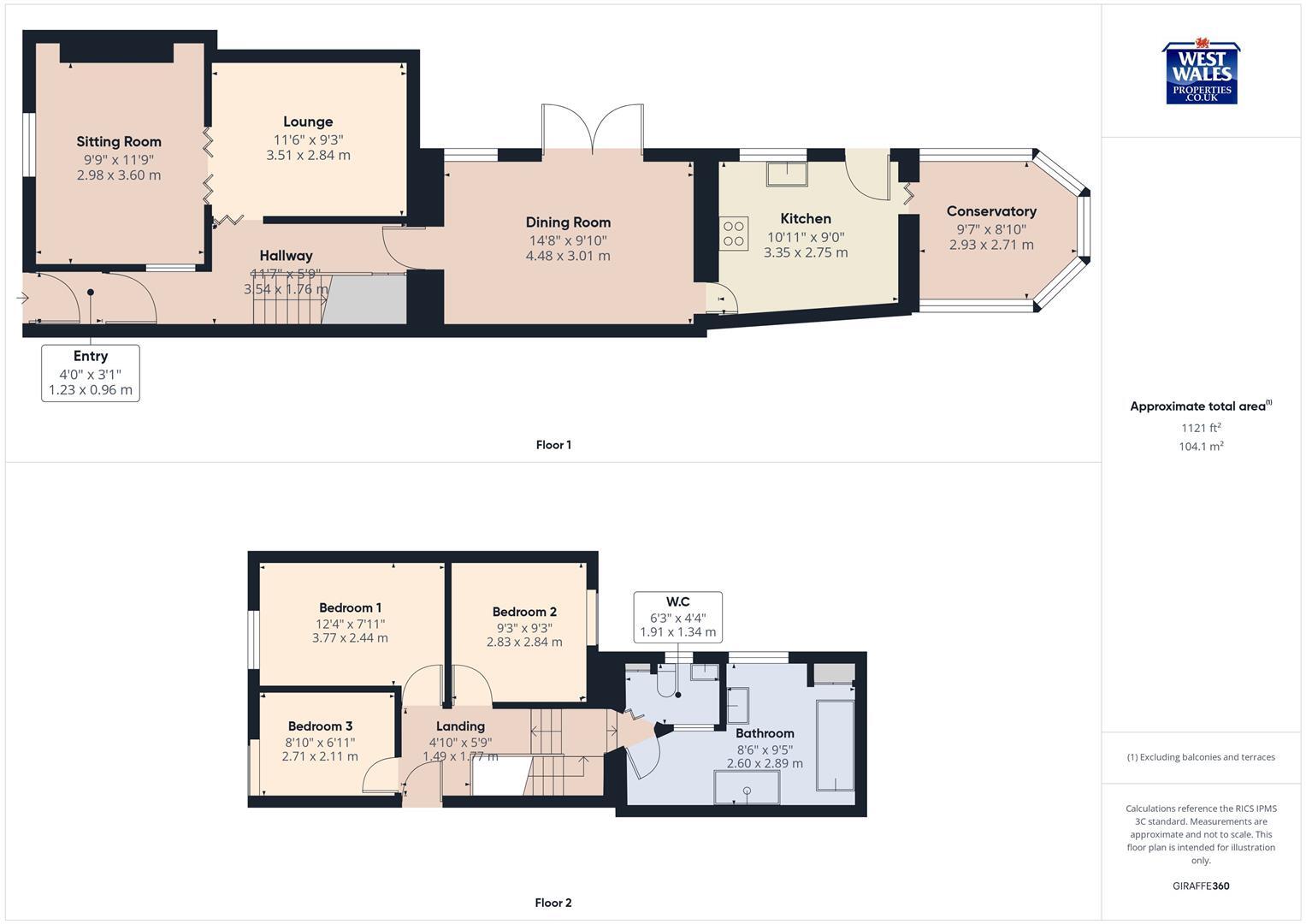 Gilbert Road, Llanelli floorplan
