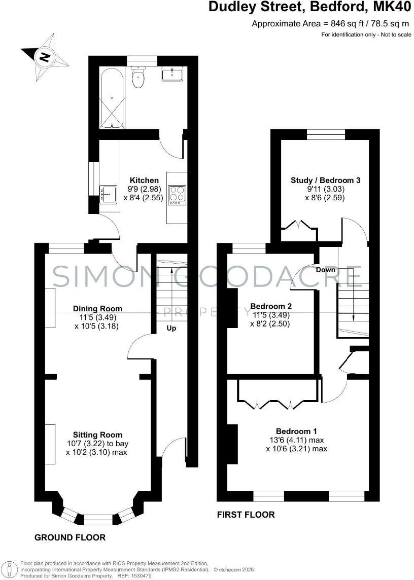 Dudley Street, Bedford floorplan