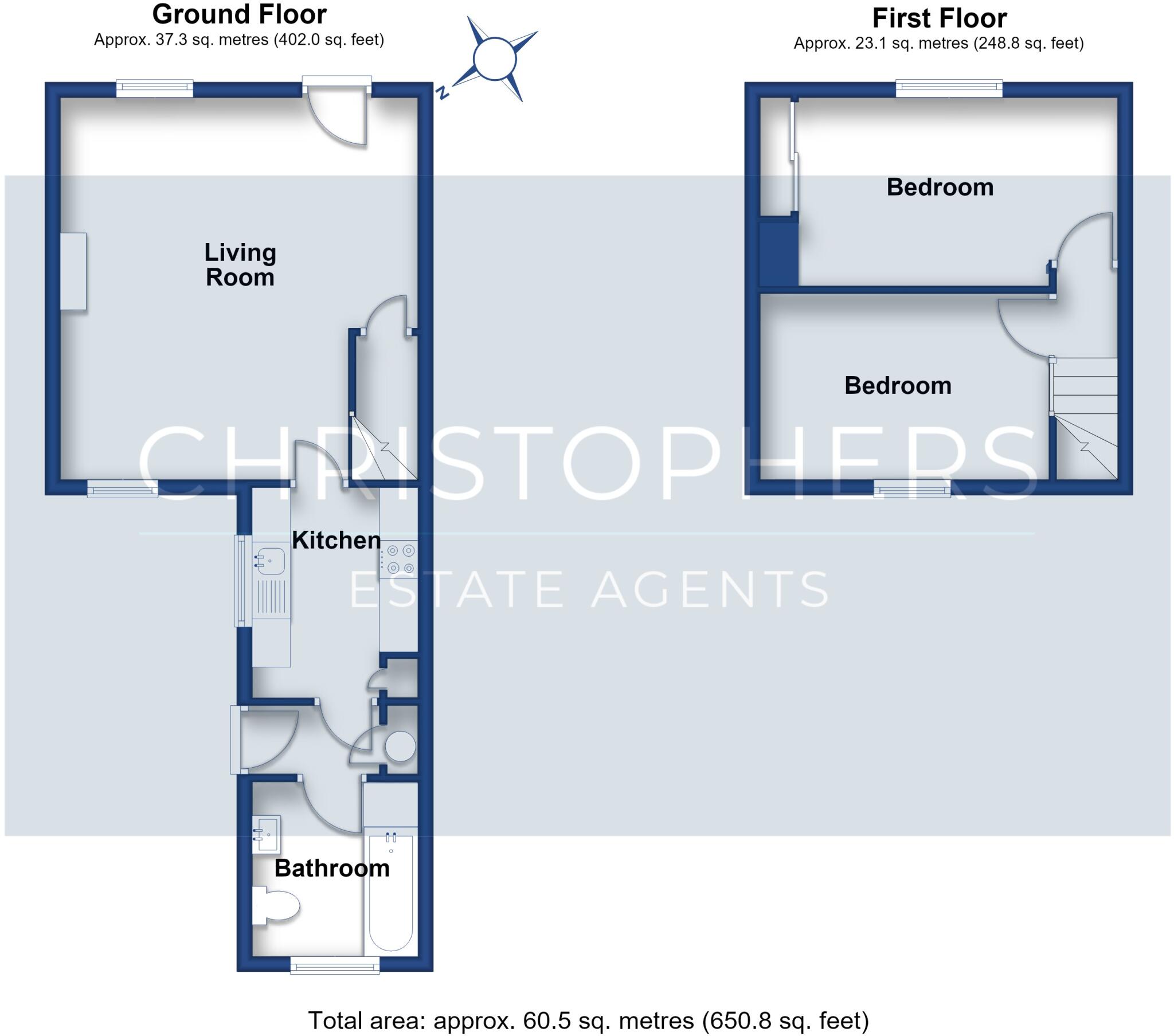 Troon Row, Breage, Cornwall floorplan