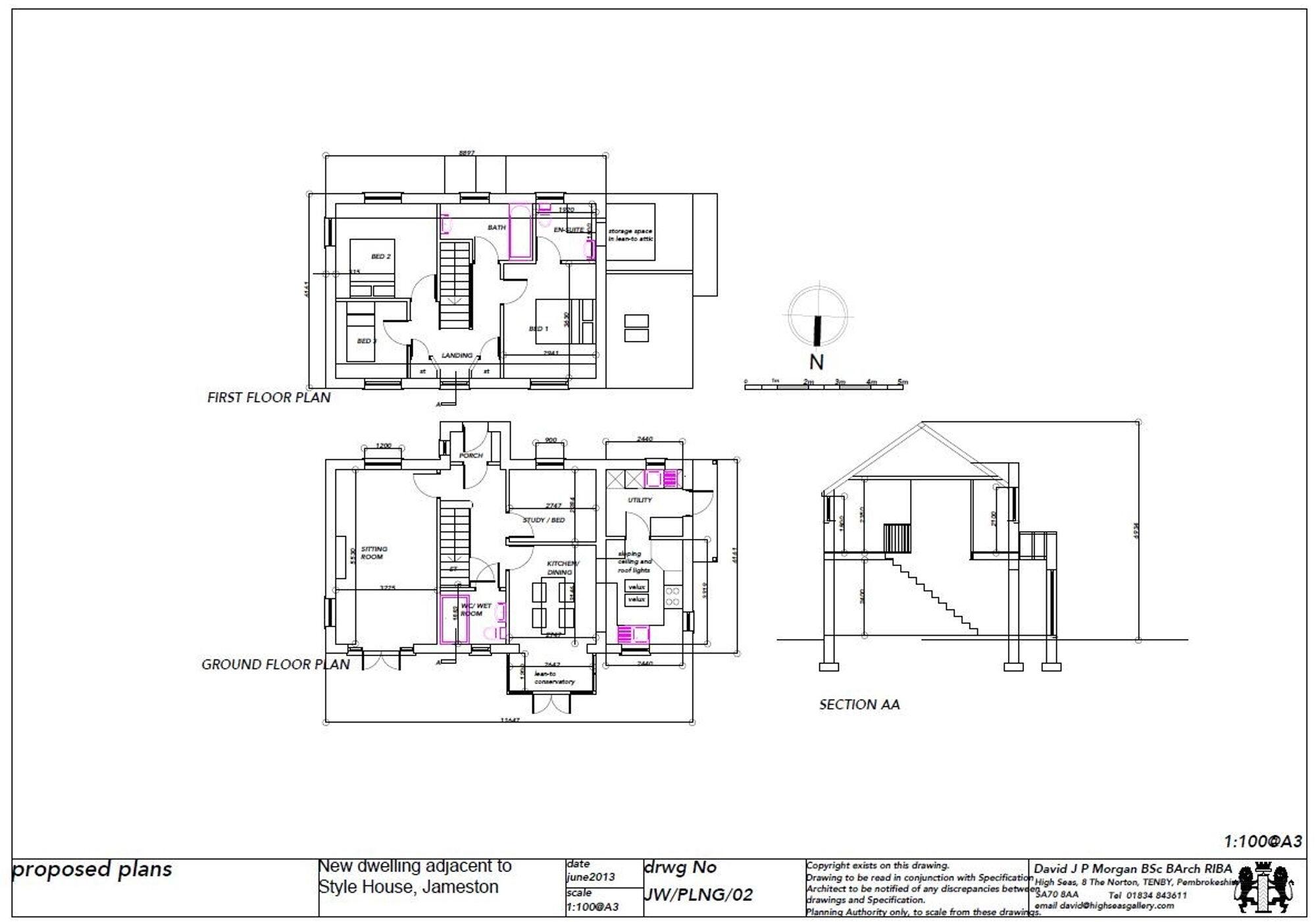 Style House, Jameston, SA70 floorplan