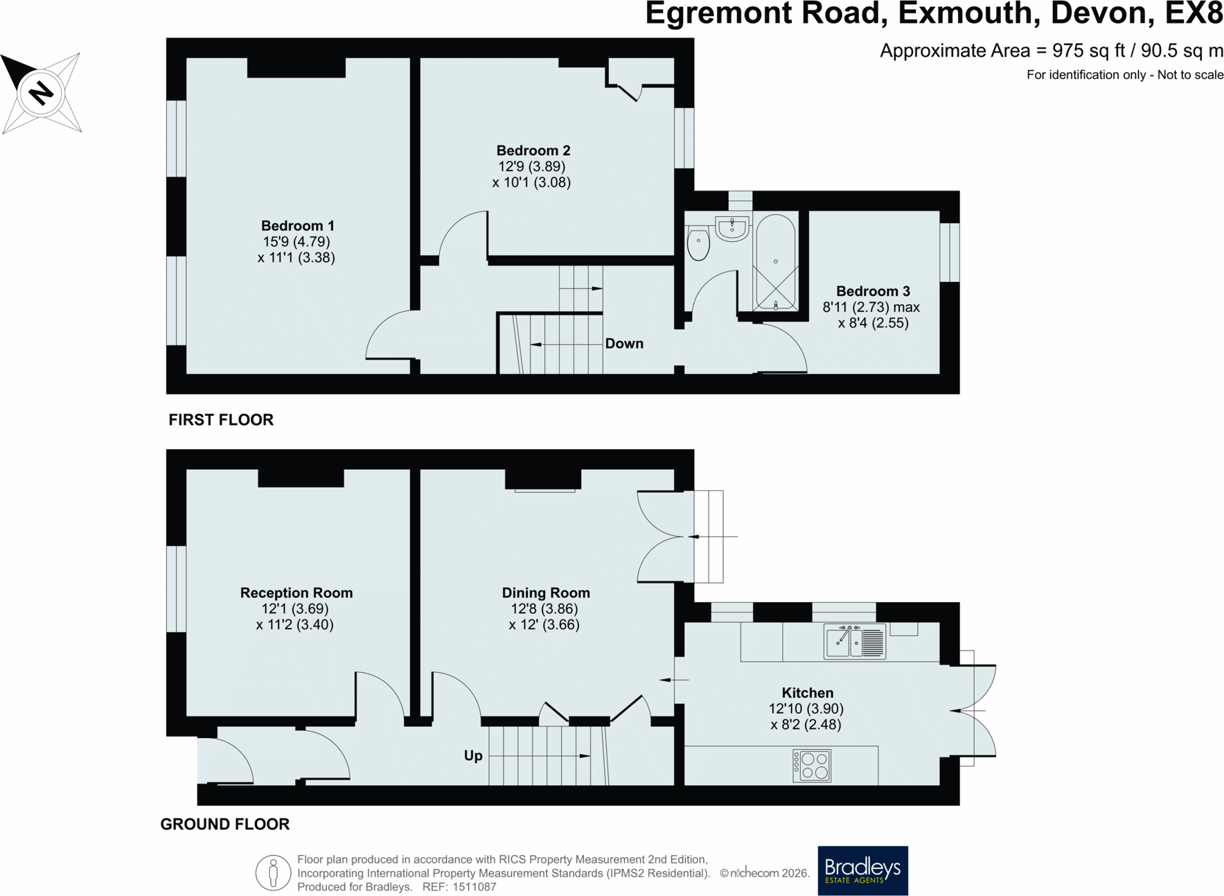 Egremont Road, Exmouth, Devon floorplan