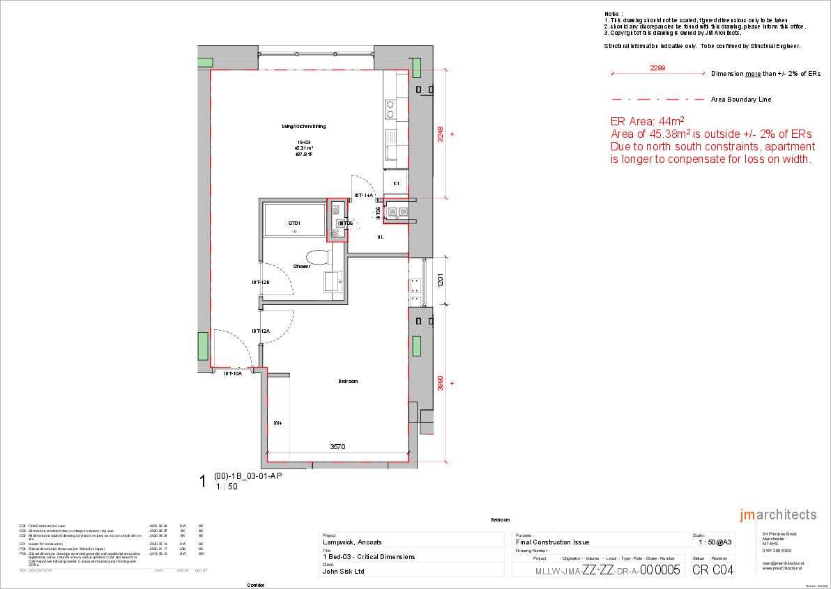 FLAT 168 Lampwick Quay, 70 Old Mill Street, Manchester, Greater Manchester, M4 floorplan