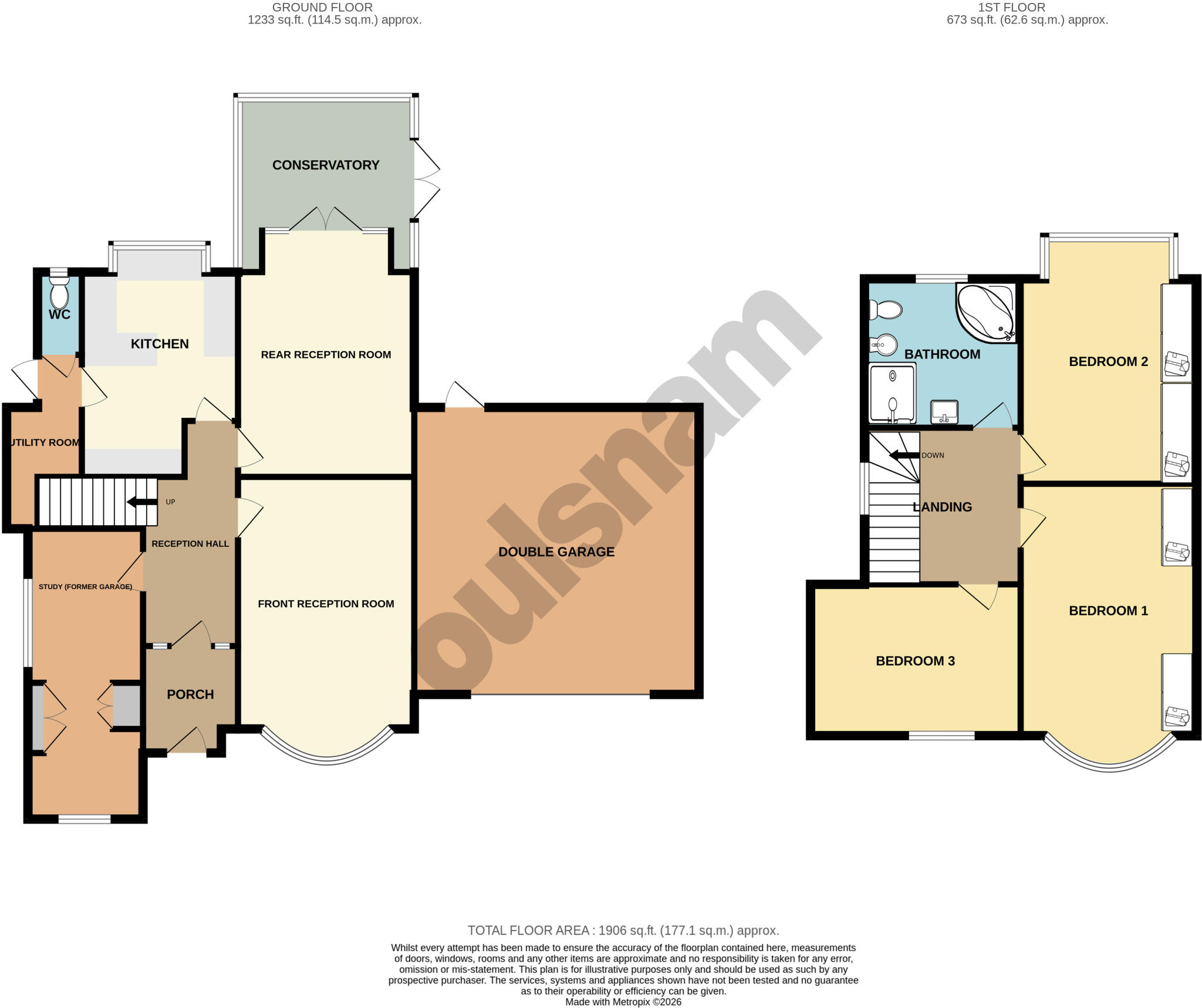 Brook Lane, Billesley, Birmingham, B13 floorplan