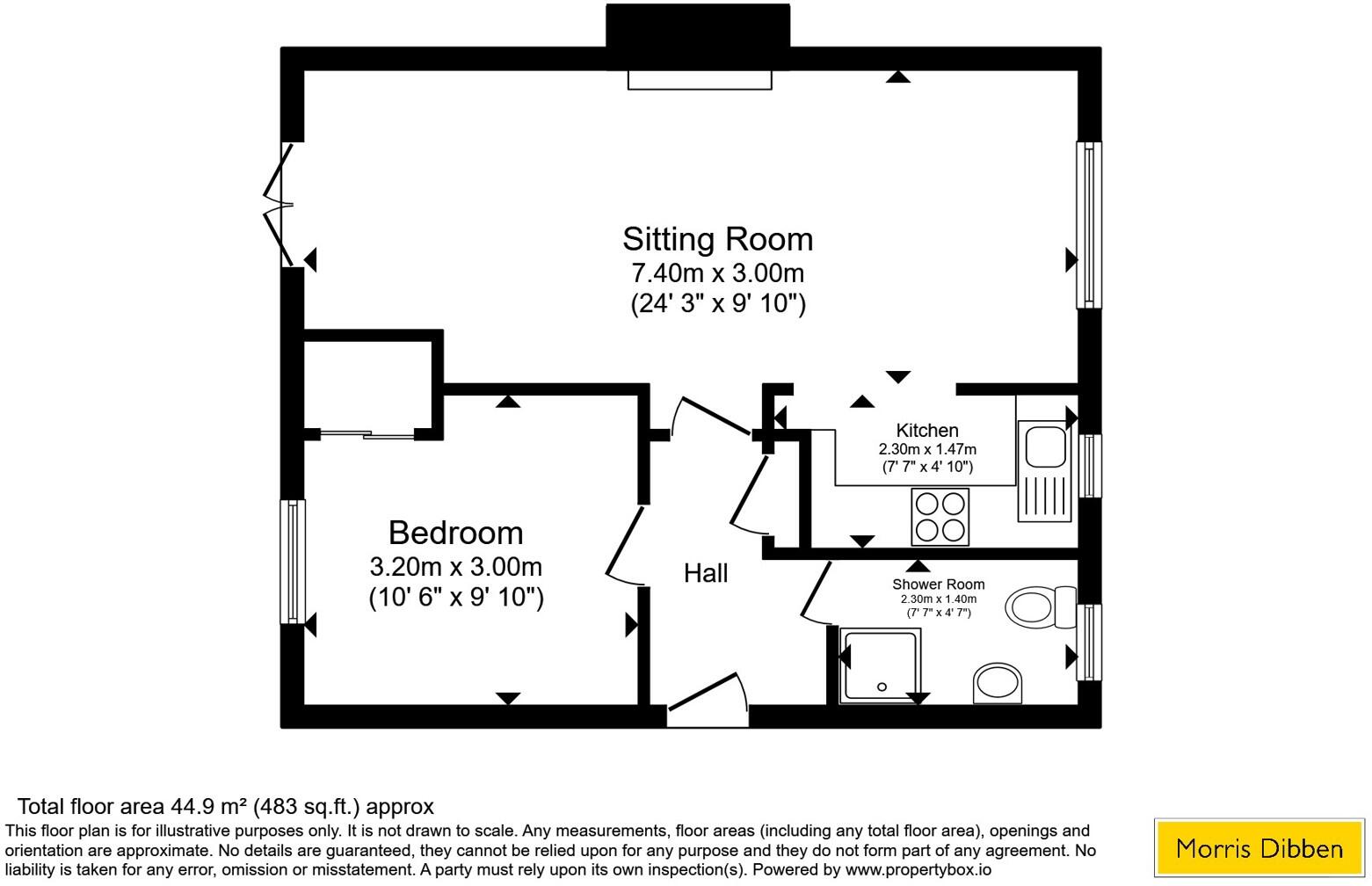 Sea Front, Hayling Island, Hampshire, PO11 floorplan