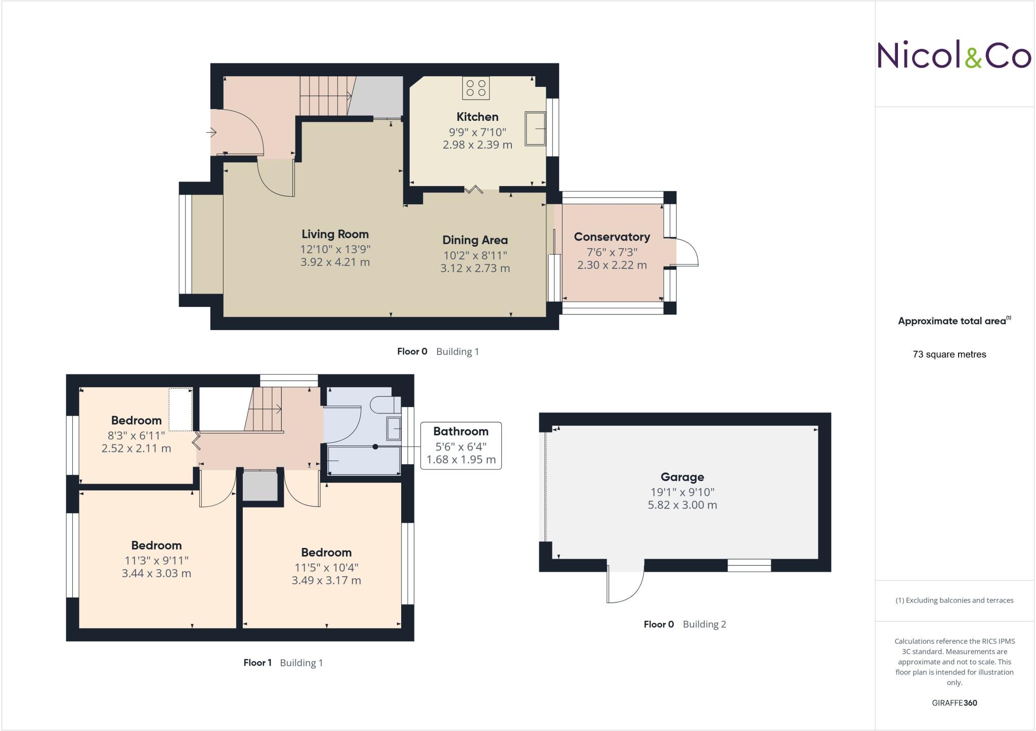 Cockshute Hill, Droitwich Spa, Worcestershire, WR9 floorplan