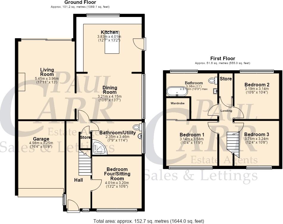 Redfern Drive, Burntwood, WS7 4TA floorplan