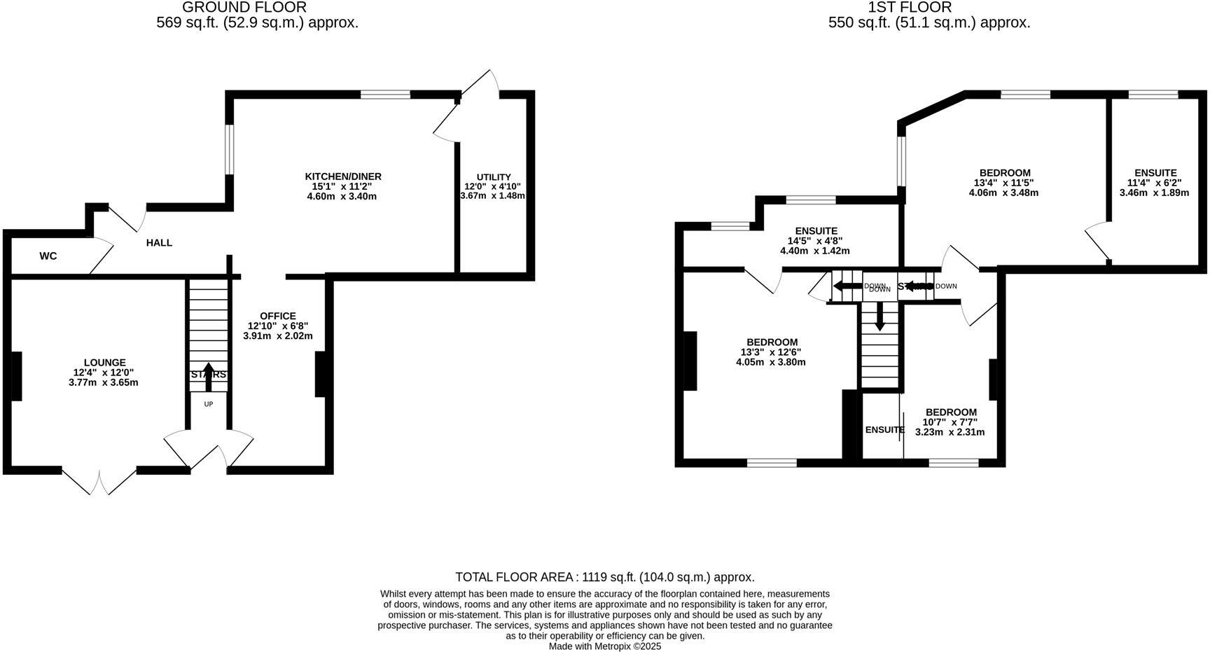 Wimborne Road West, Wimborne floorplan