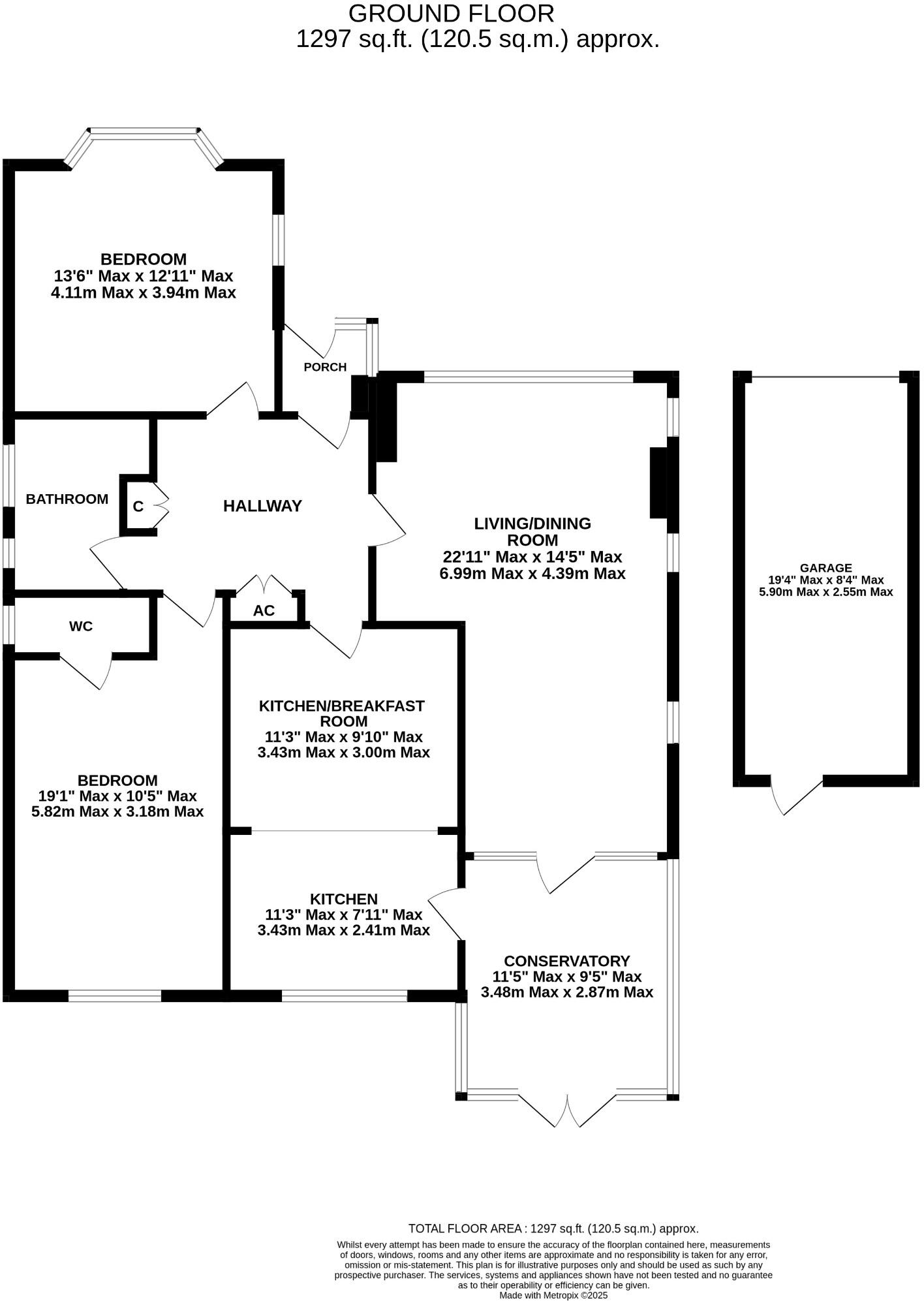 Hurstbourne Avenue, Highcliffe, Christchurch BH23 floorplan