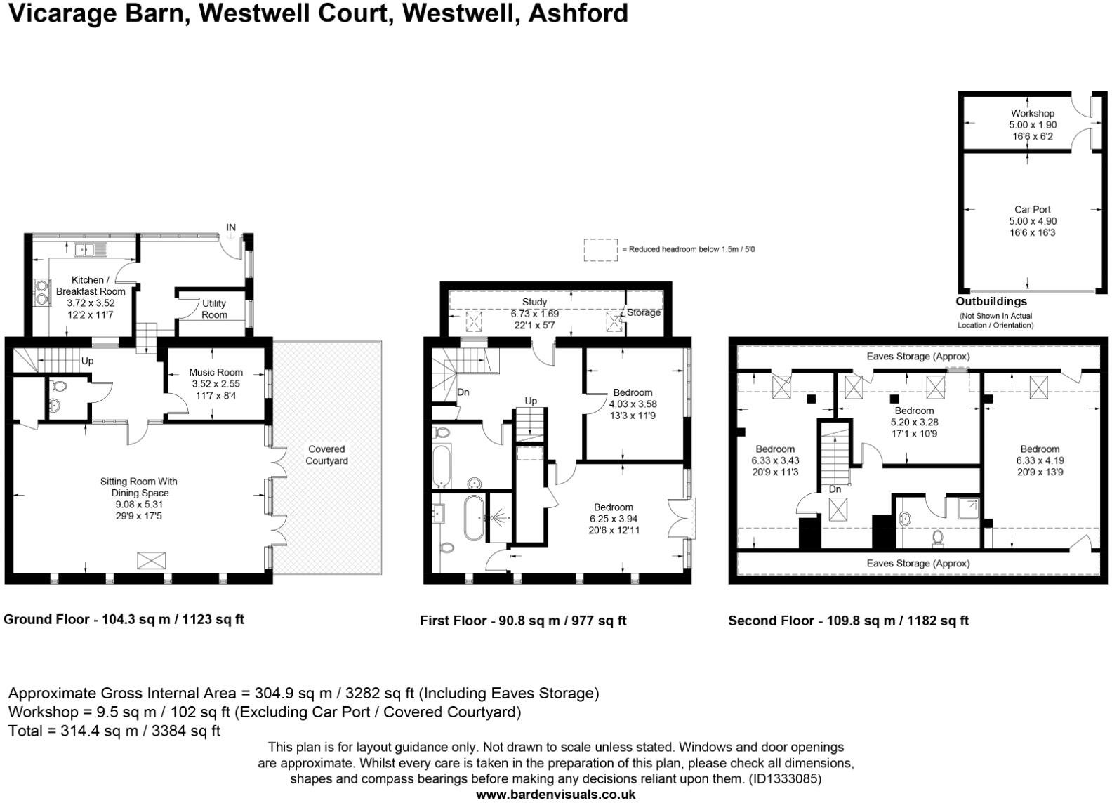 Westwell, Ashford, Kent, TN25 floorplan