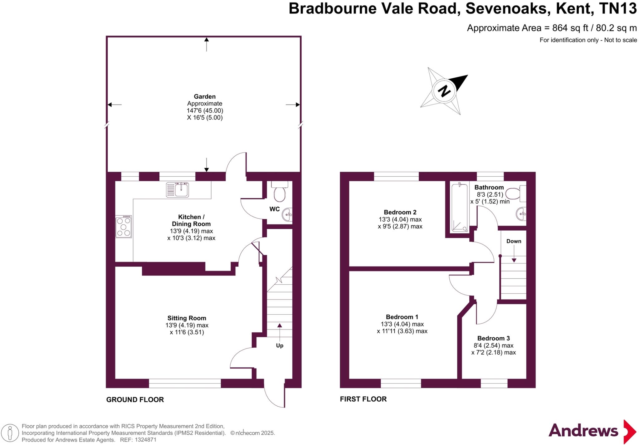 Bradbourne Vale Road, Sevenoaks, Kent, TN13 floorplan
