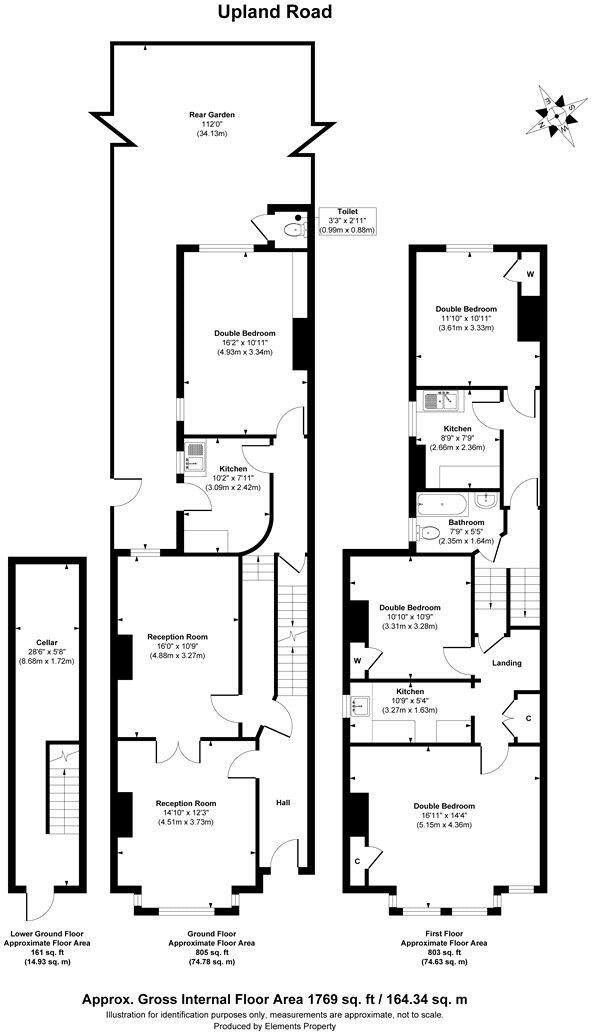Upland Road, East Dulwich, London, SE22 floorplan