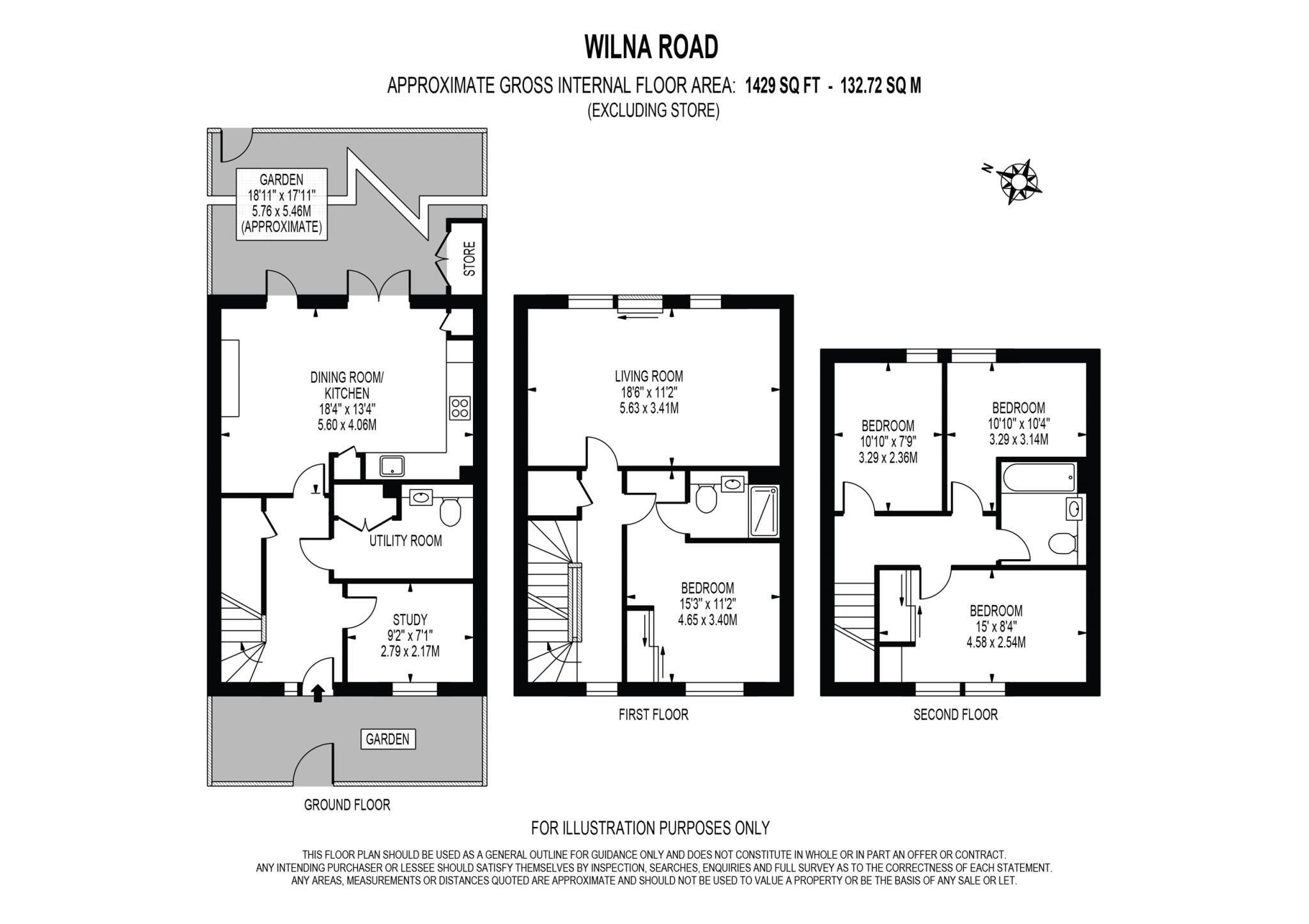 Wilna Road, London floorplan