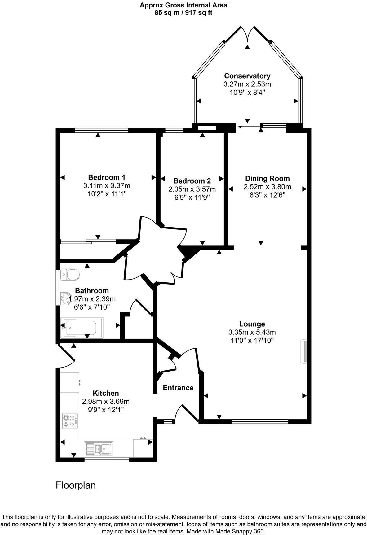 Tameside, Stokesley floorplan