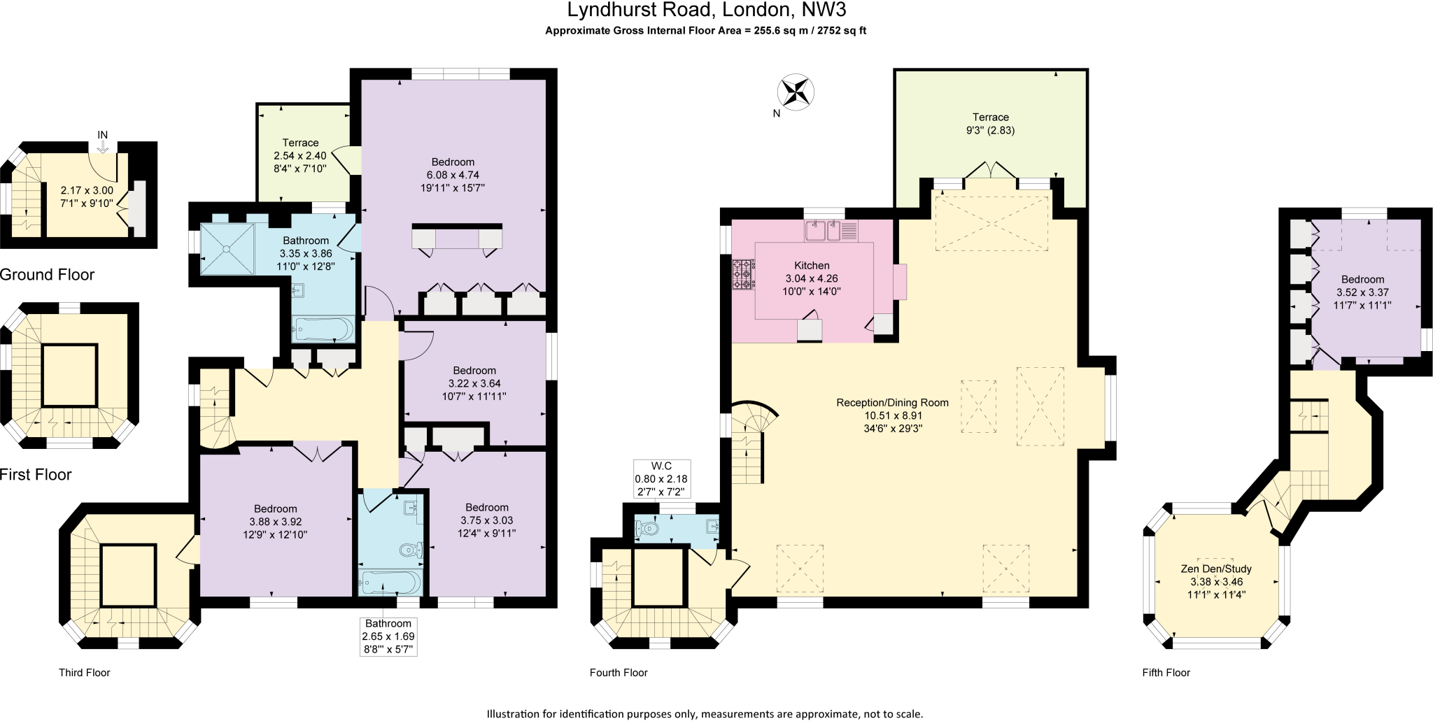 Lyndhurst Road, Hampstead, NW3 floorplan