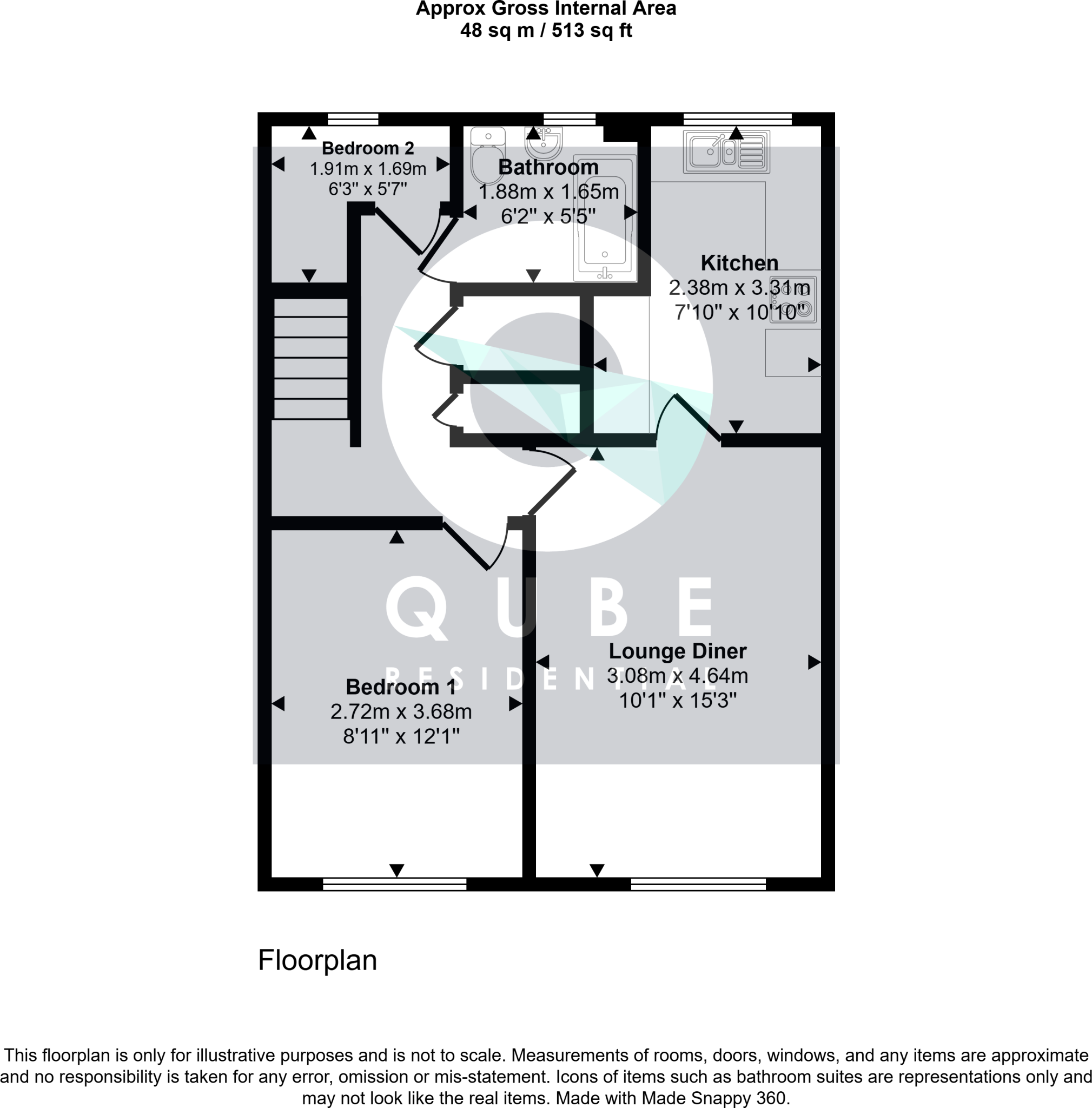 Breckles Place, Bolton, Greater Manchester, BL3 floorplan