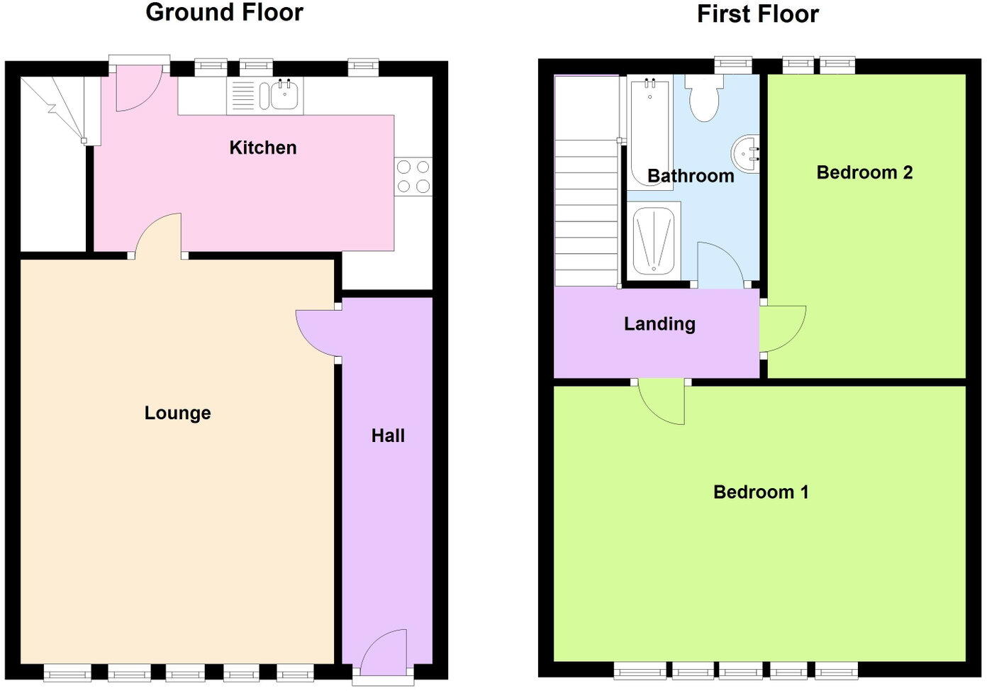 Doctor Lane, Scouthead, Saddleworth floorplan