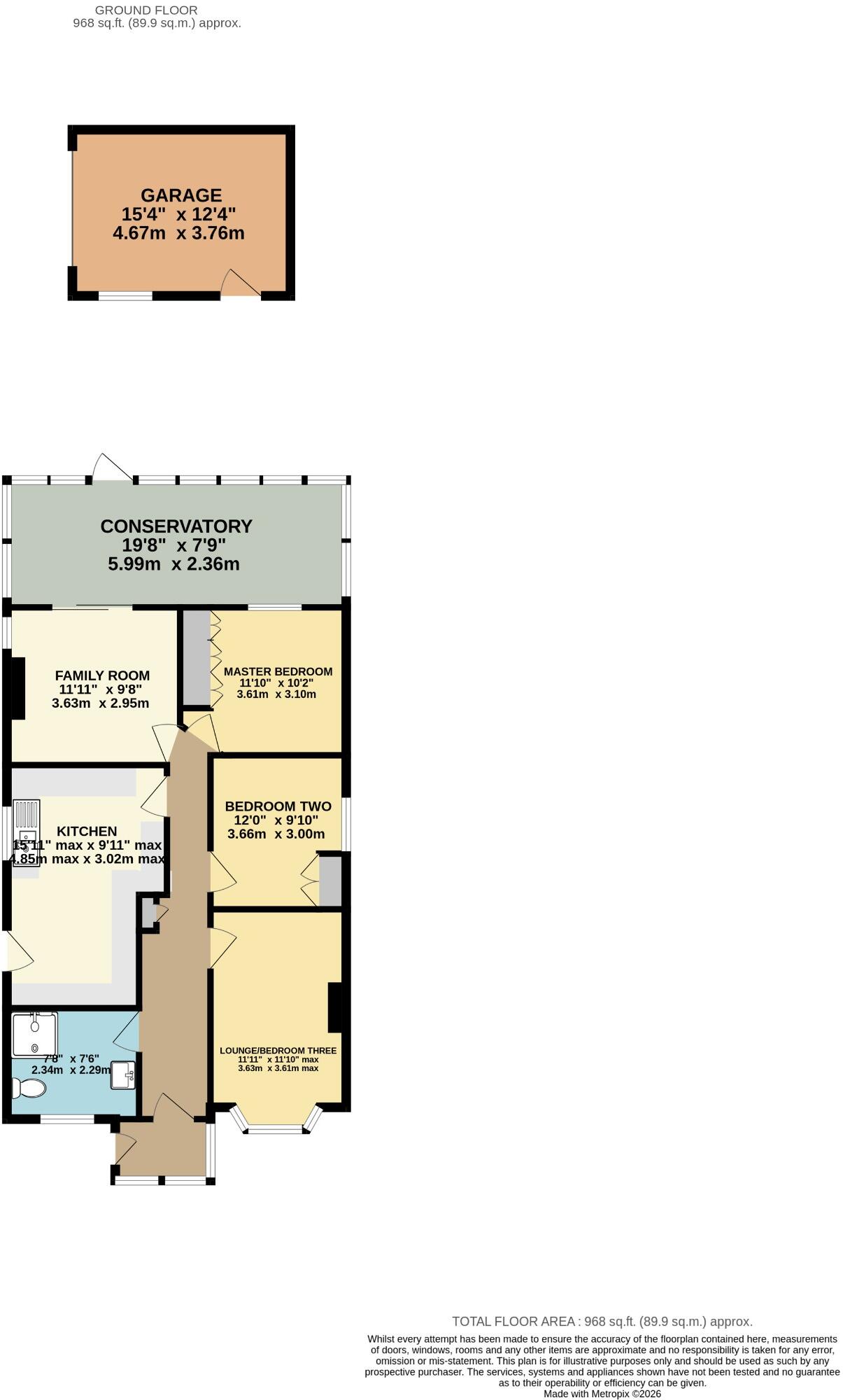 Poets Estate! No Chain! Fantastic Plot! Garage! A Must See! floorplan