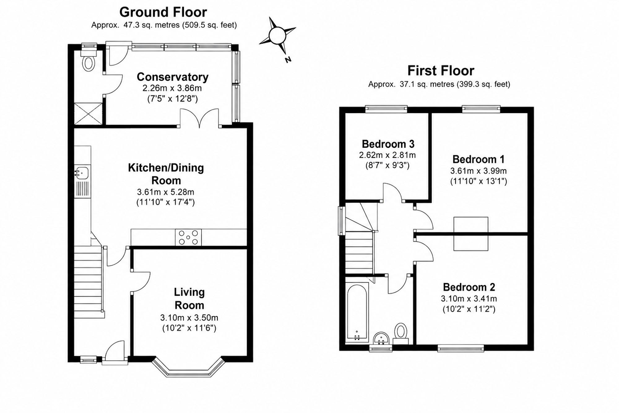 St. Peters Road, Brackley, NN13 floorplan