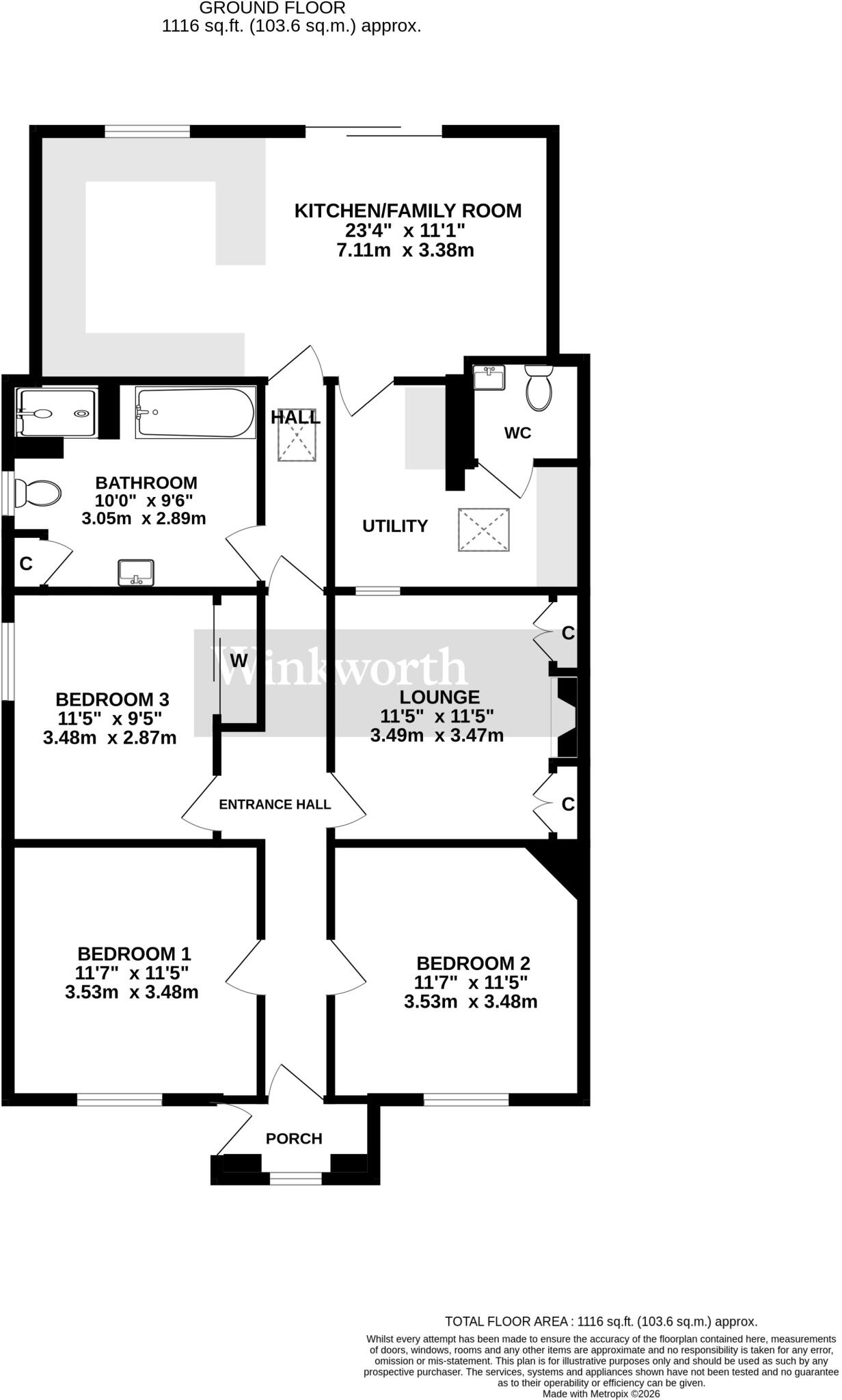 Hercules Road, Norwich, Norfolk, NR6 floorplan