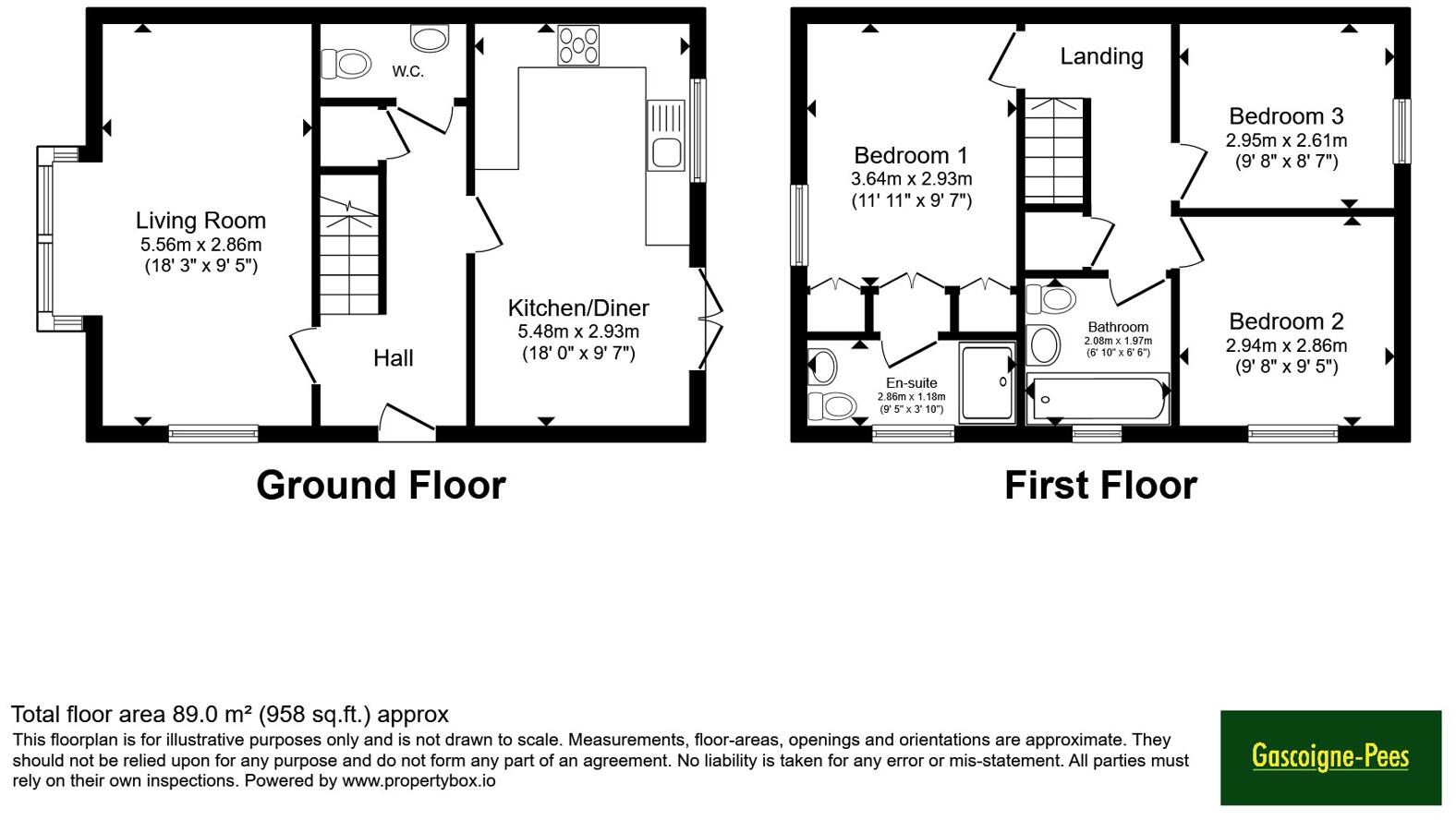 Rookfield Road, Faygate, Horsham, West Sussex, RH12 floorplan