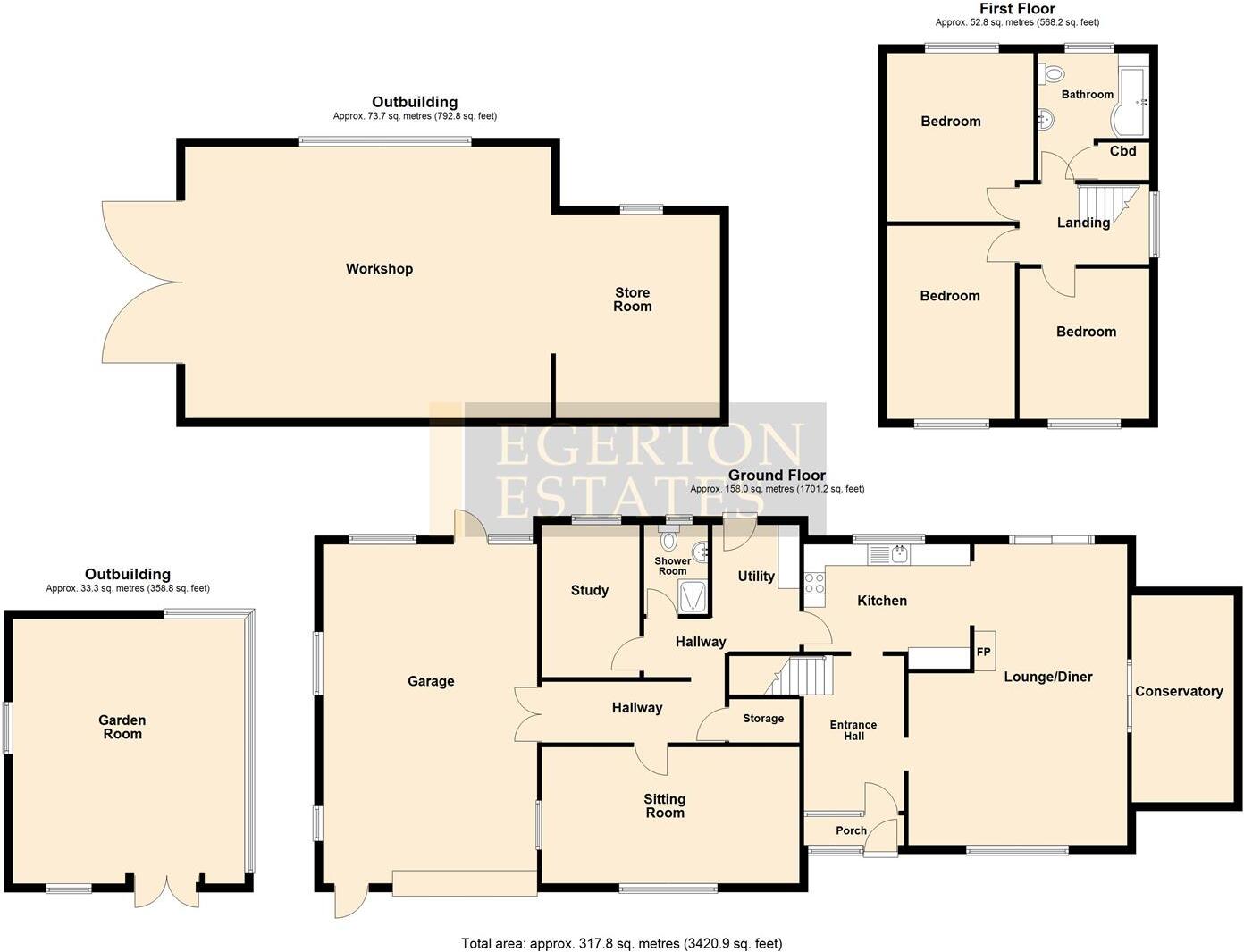 Bwlch, Benllech floorplan
