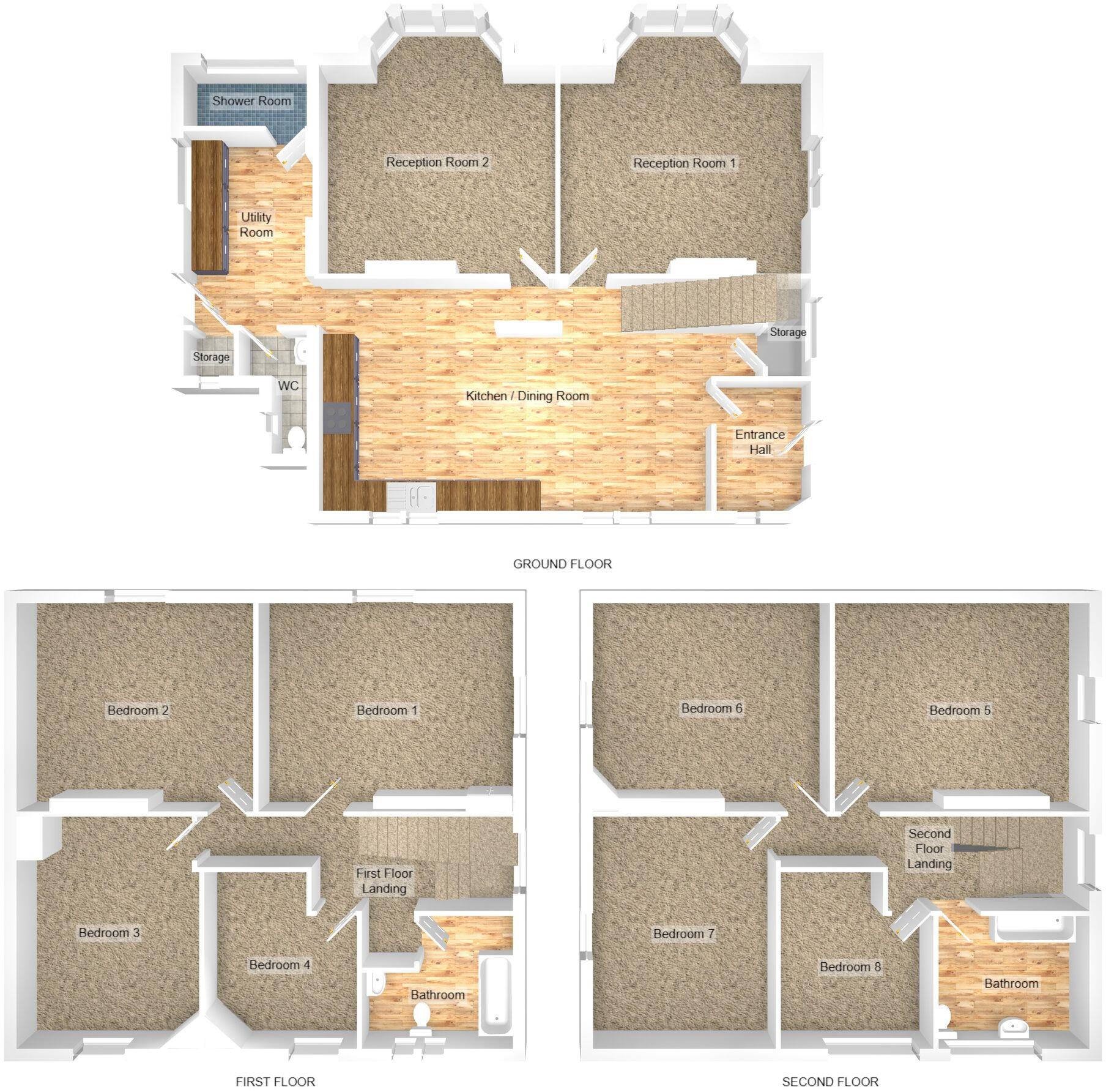Quarella, Bridgend, CF31 floorplan