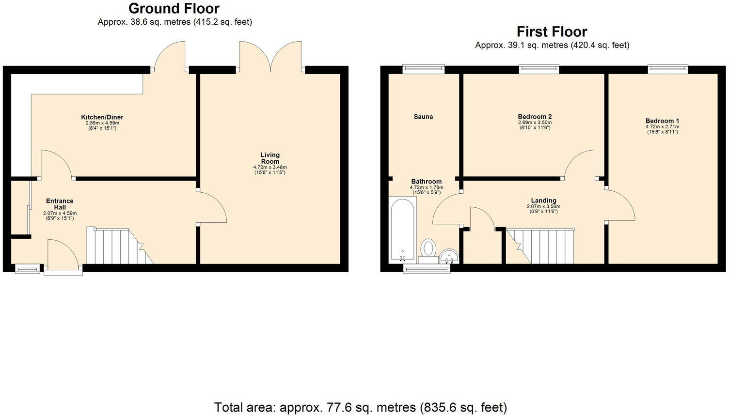 Hartshead, Skelmersdale, WN8 6PZ floorplan