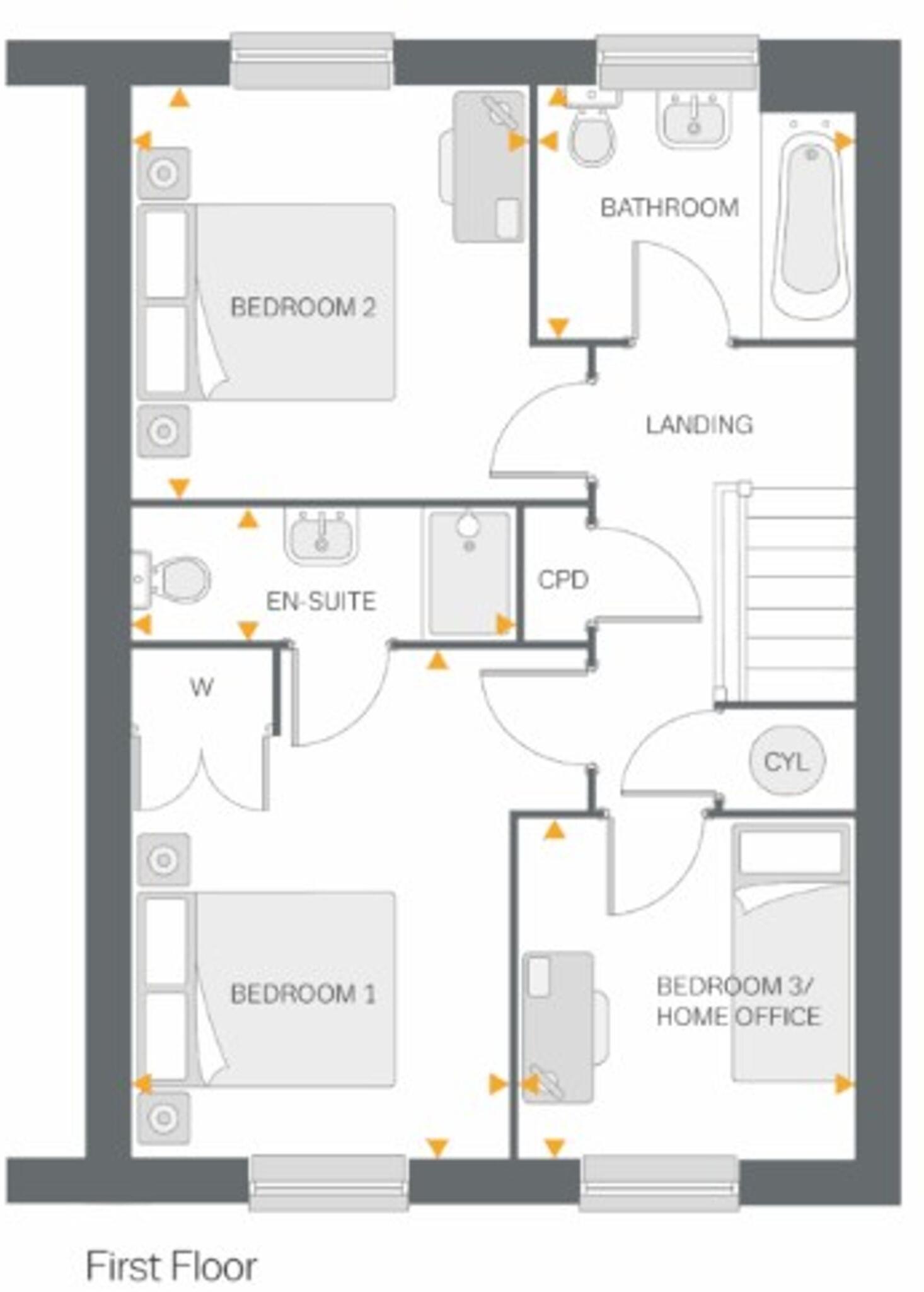 Plot 6 (THE WINSTER), Westwood Park, Westwood Heath Road, Coventry, CV4 floorplan
