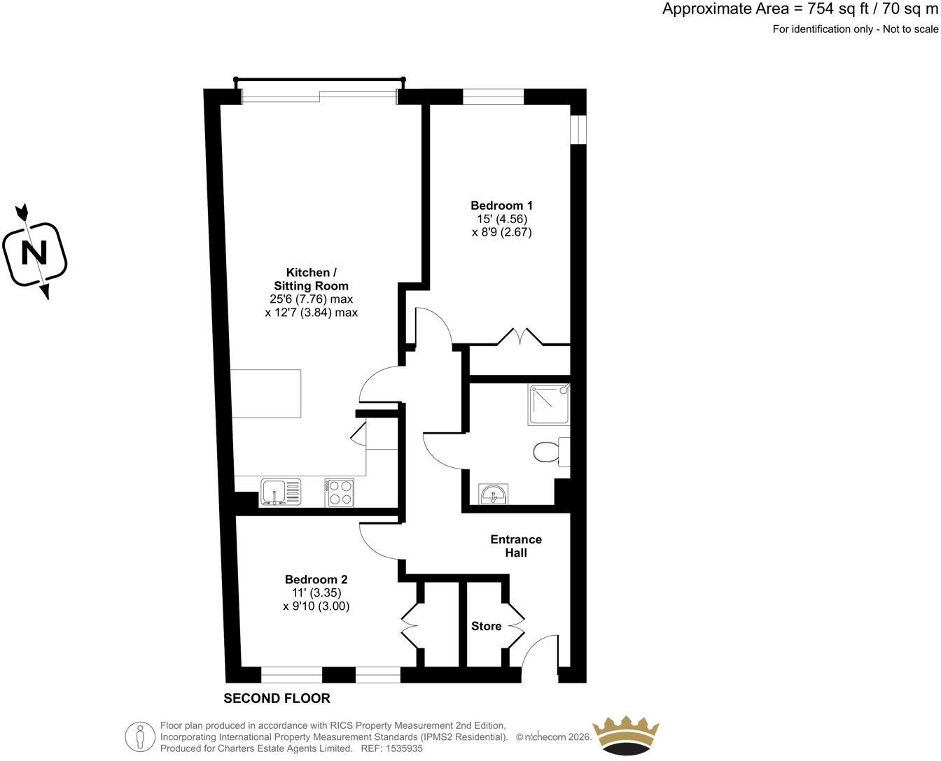 Swan Lane, Winchester, Hampshire, SO23 floorplan