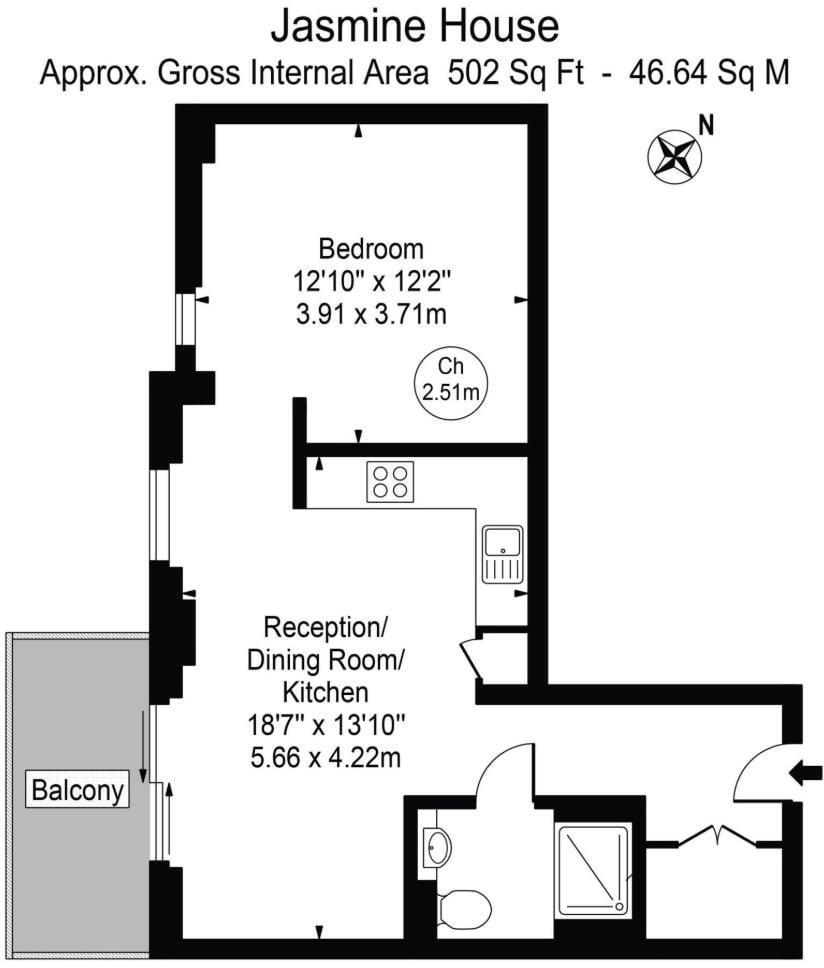 Jasmin House, Lismore Boulevard, NW9 floorplan