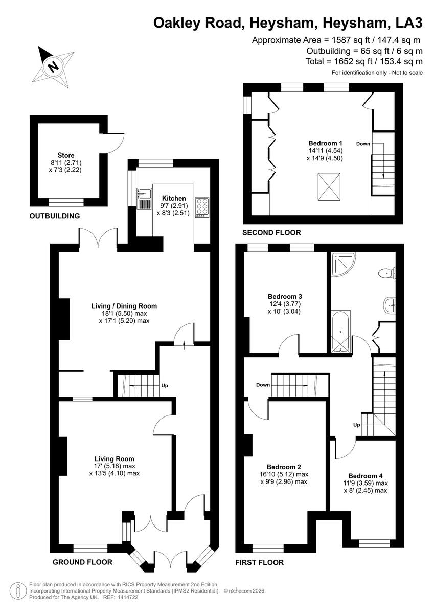 Oakley Road, Morecambe, LA3 floorplan