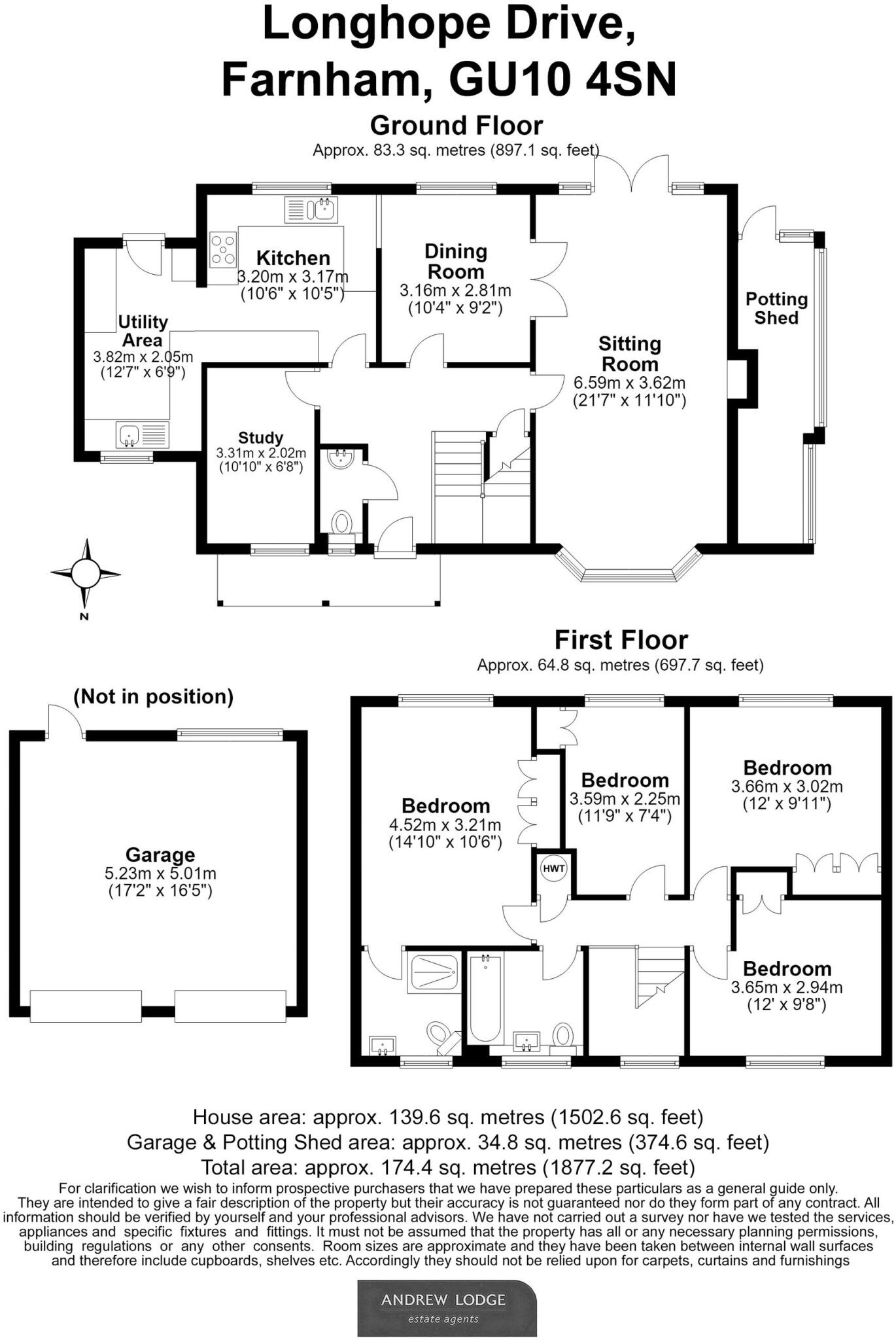 Longhope Drive, Farnham, GU10 floorplan