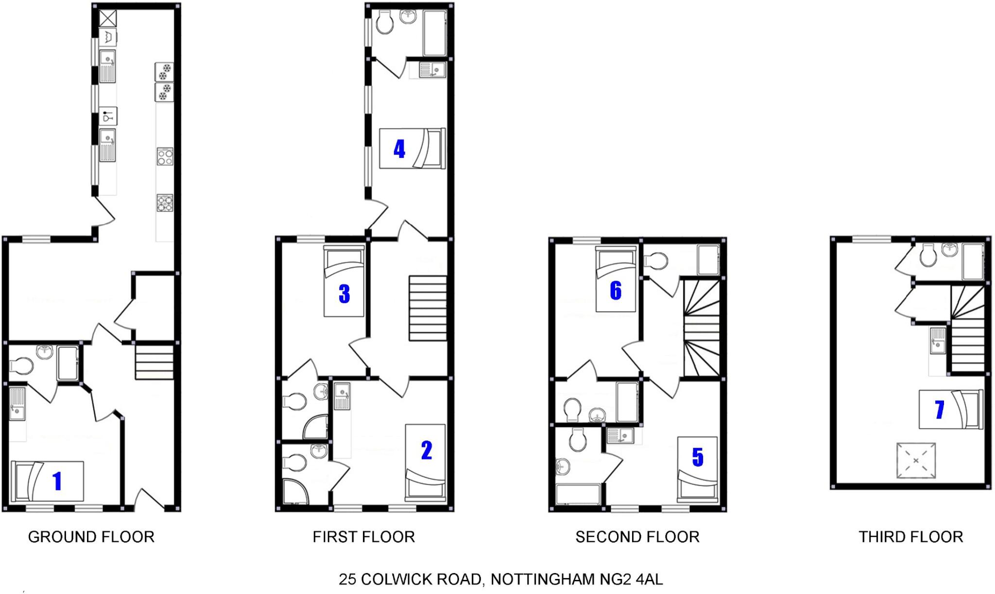 Colwick Road, Nottingham floorplan