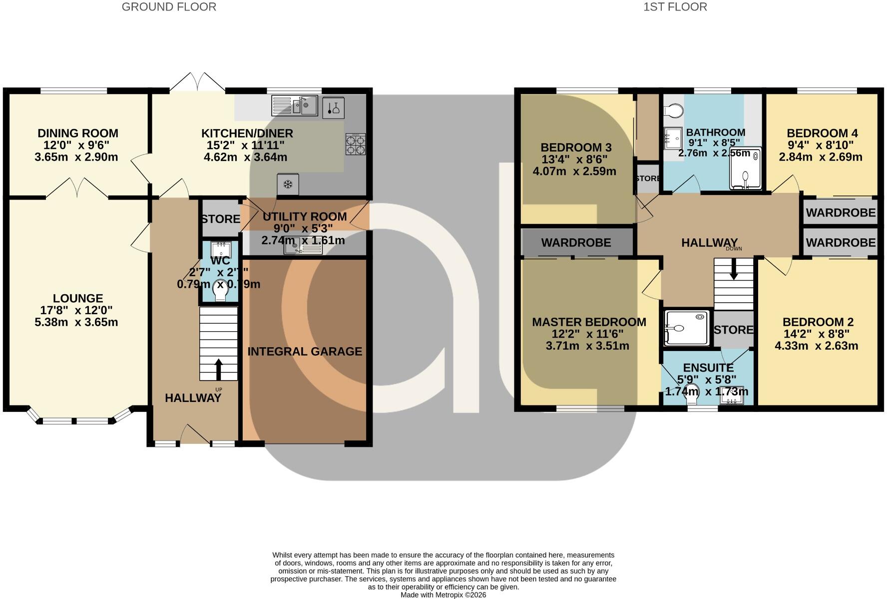 71 Bonnymuir Crescent, Bonnybridge, Falkirk FK41GD floorplan