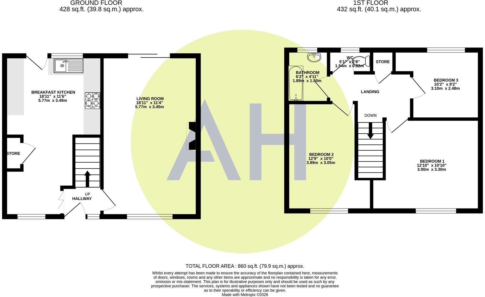 Birch Road, Partington, Manchester floorplan