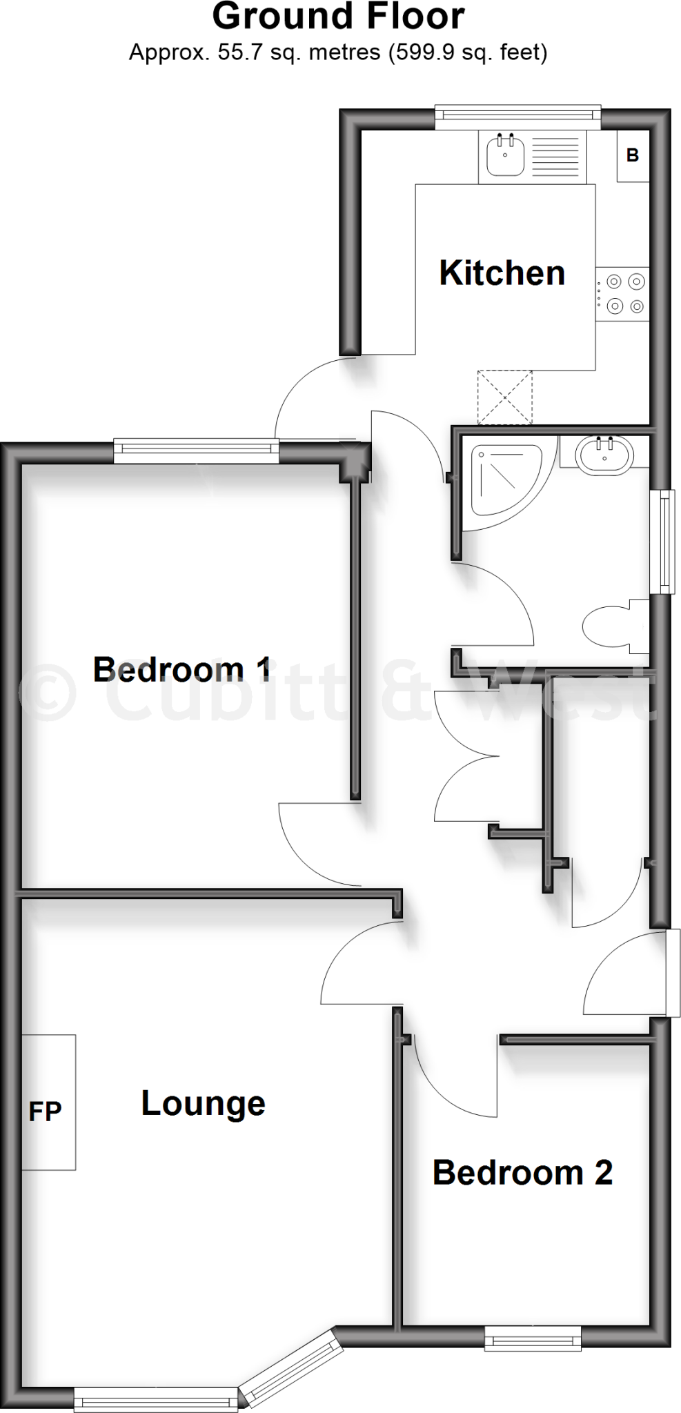 The Grangeway, Rustington, West Sussex floorplan