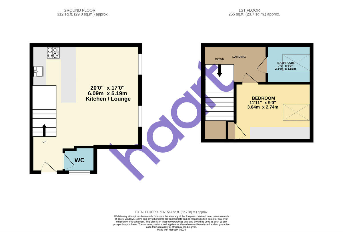 Chester Mews, Luton floorplan