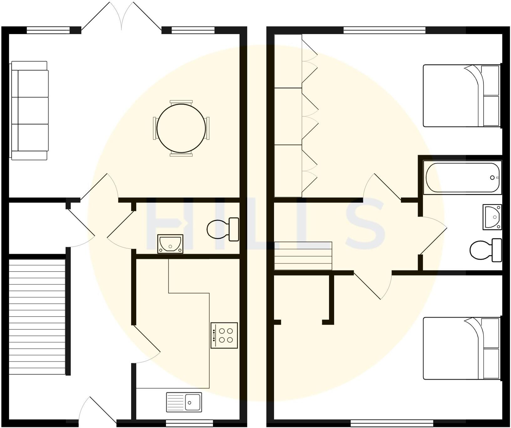 Kennedy Road, Salford, M5 floorplan