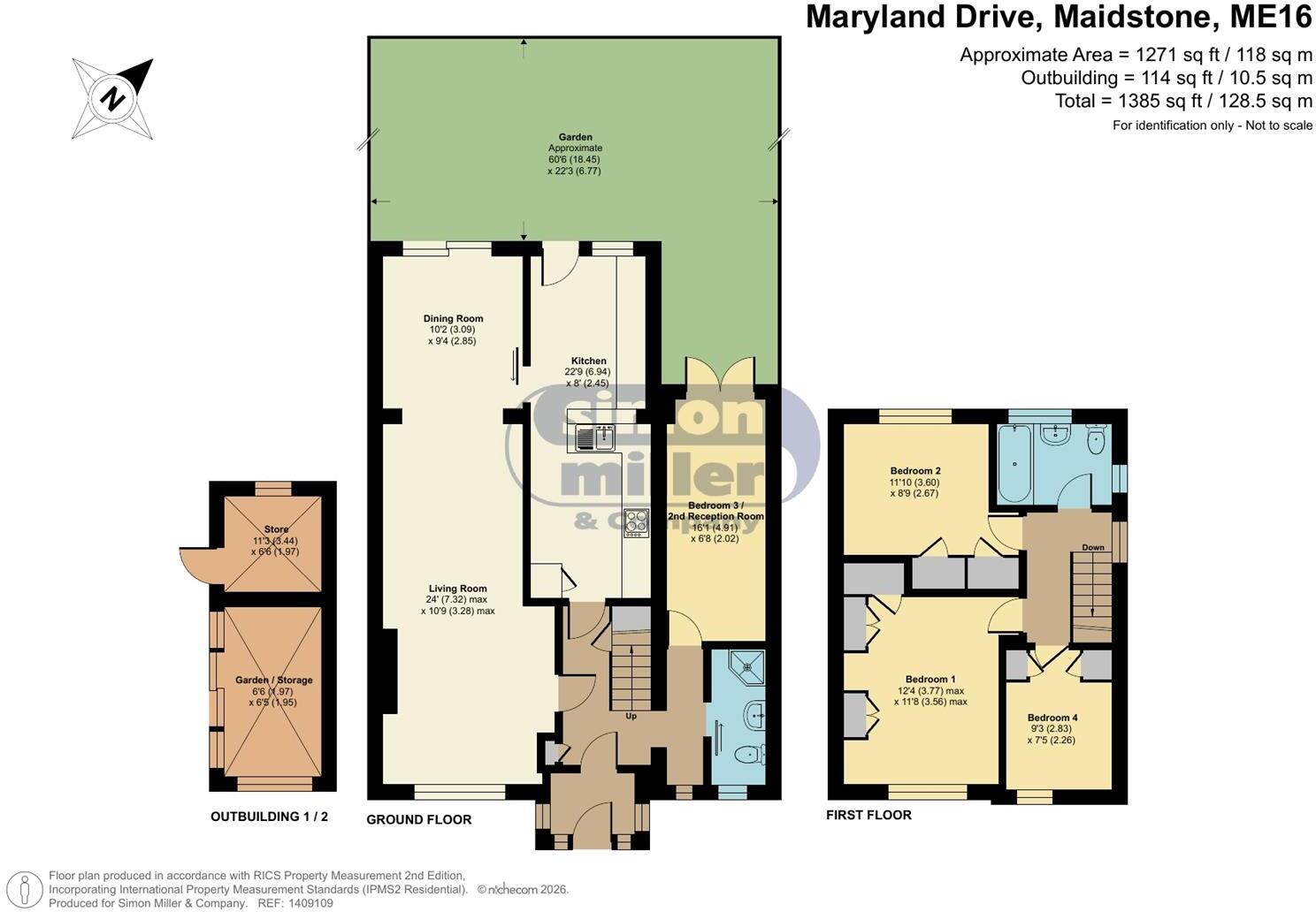 Maryland Drive, Maidstone floorplan